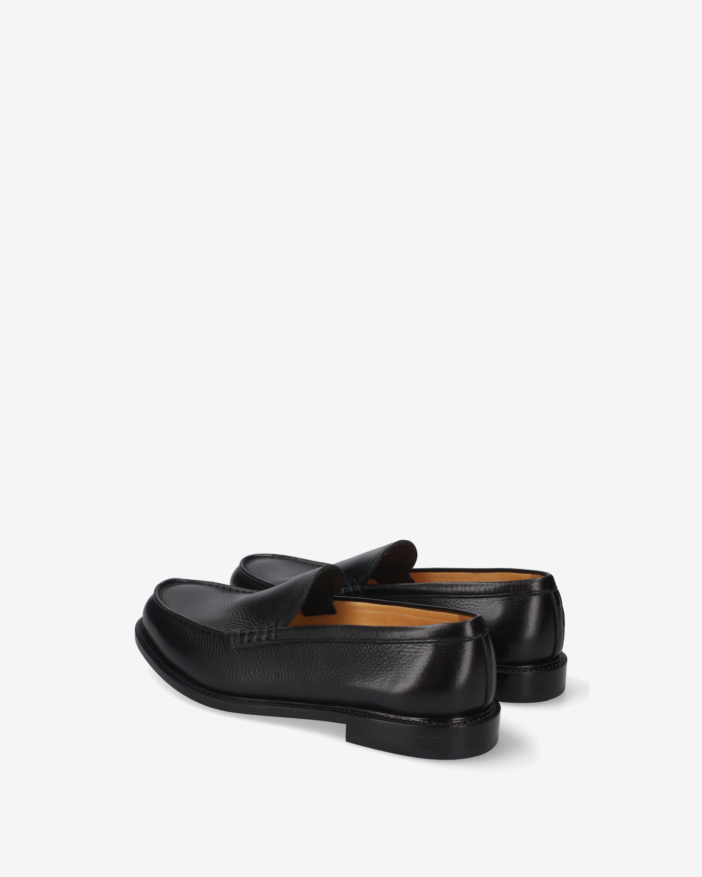 Premiata Tumbled Moccasin Mocassin Noir Cuir