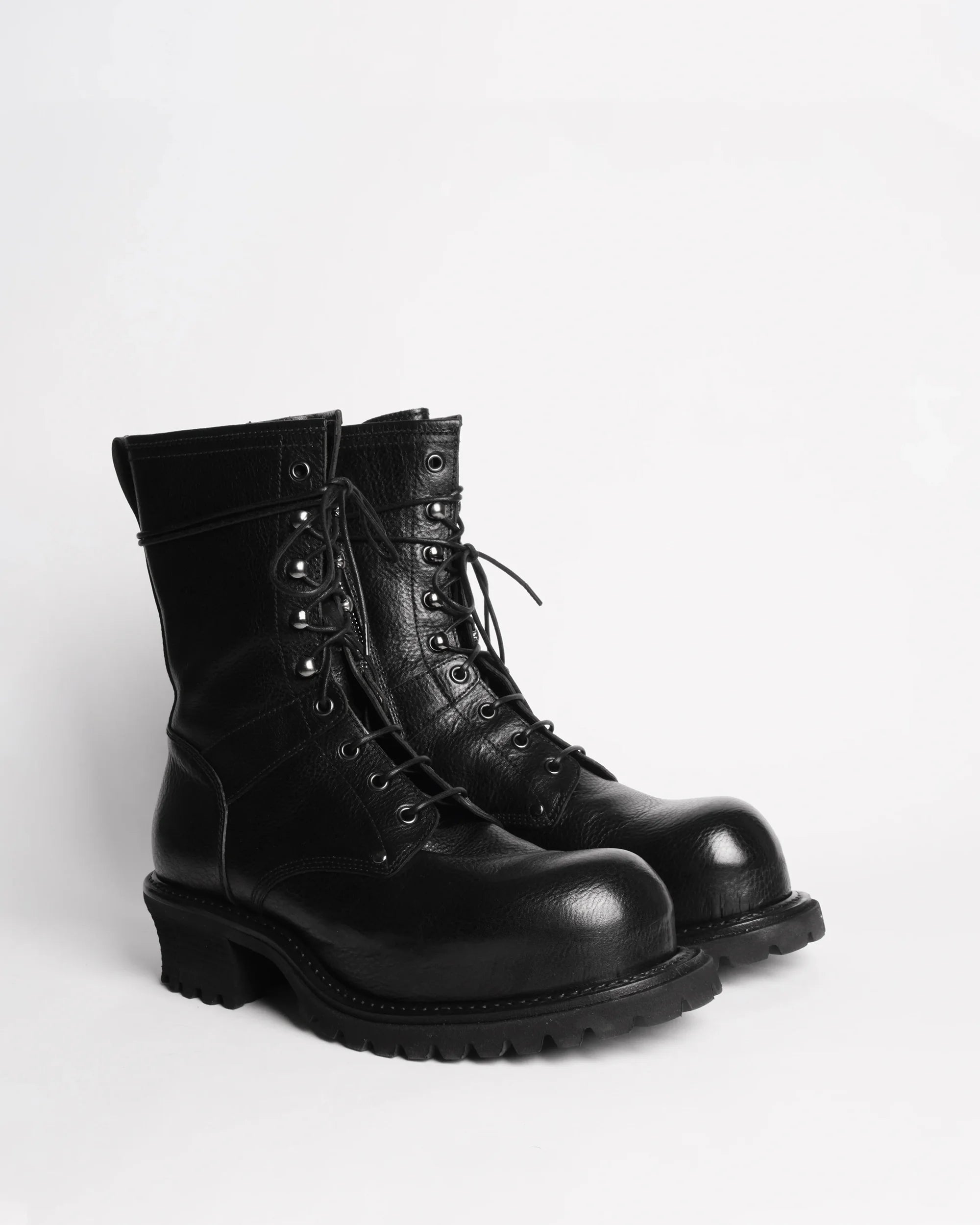 Premiata 016 boots cuir lacets zip homme
