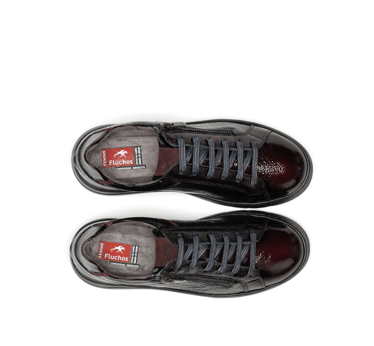 Fluchos Pompas F1666 baskets femme bordeaux léger
