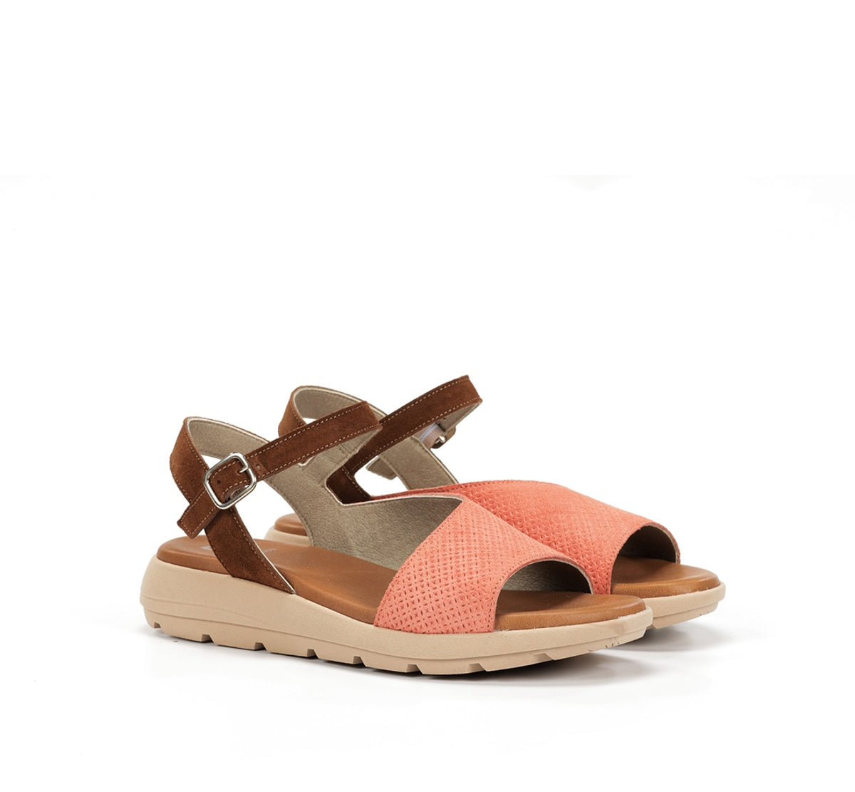 Fluchos Dorking Gandia D9464 Sandale Nude Confort
