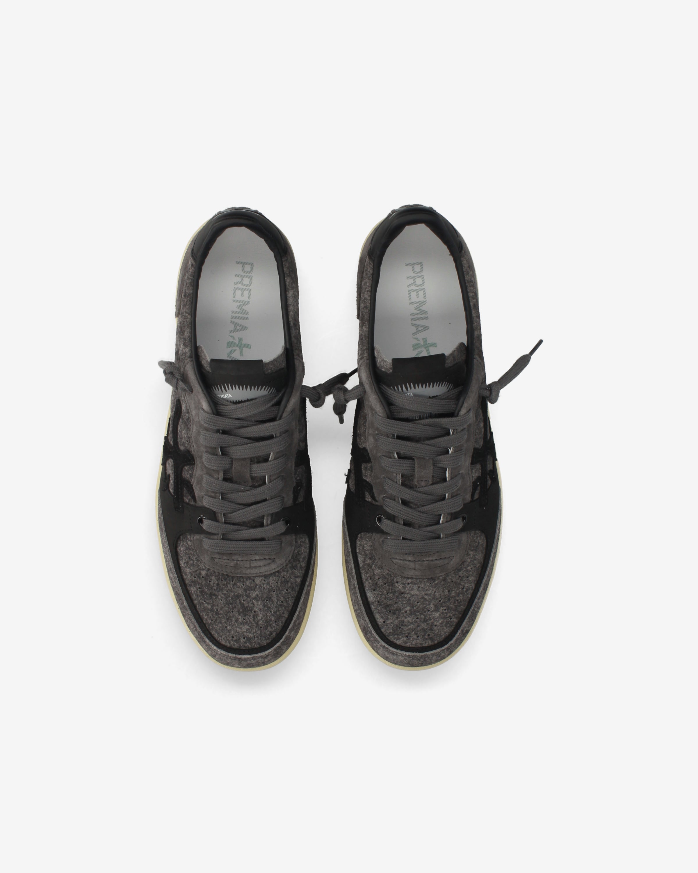 Premiata Bskt Clay 8713 baskets daim gris homme