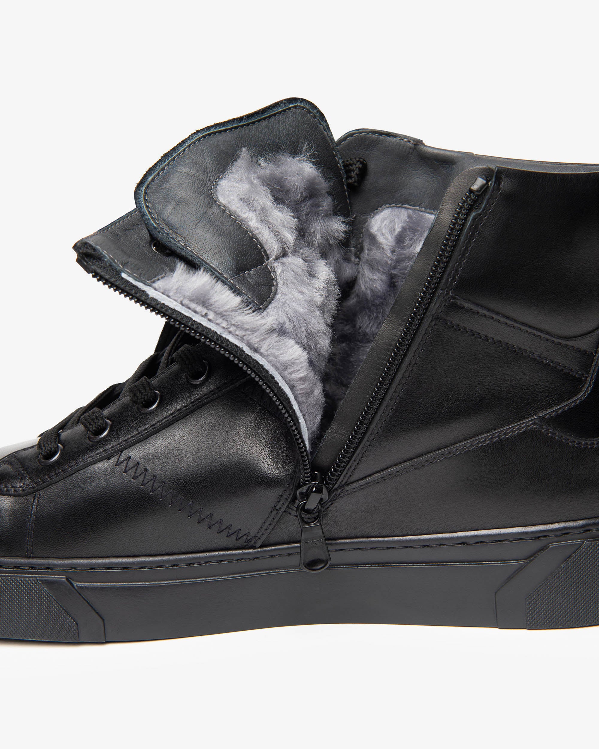 Nero Giardini Sneakers Baskets Montantes Cuir Homme 43