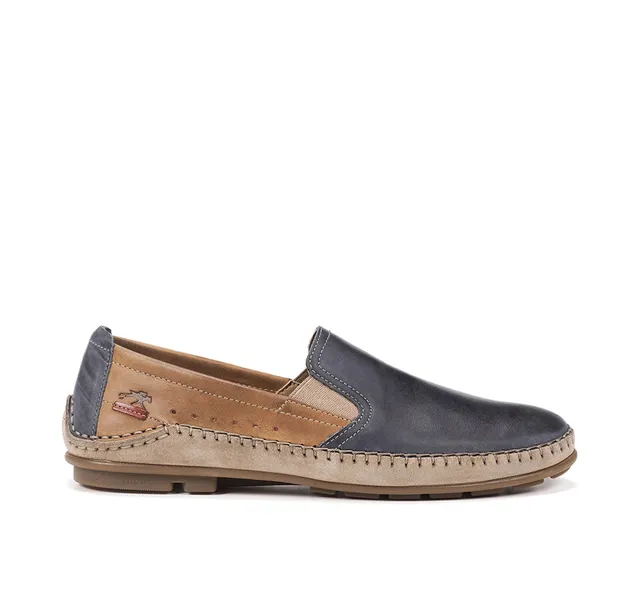Fluchos Dorian F1178 mocassins homme bleus
