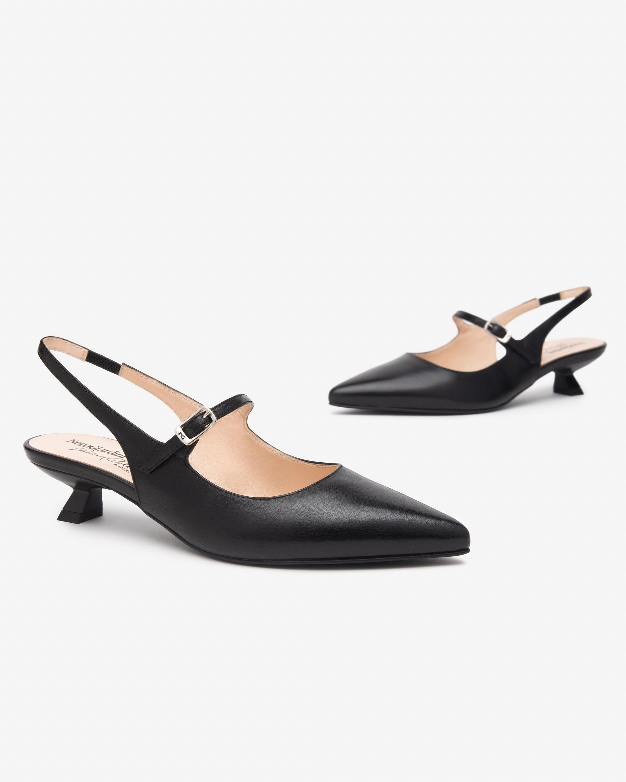 Nero Giardini Slingback escarpins cuir femme pointure 38