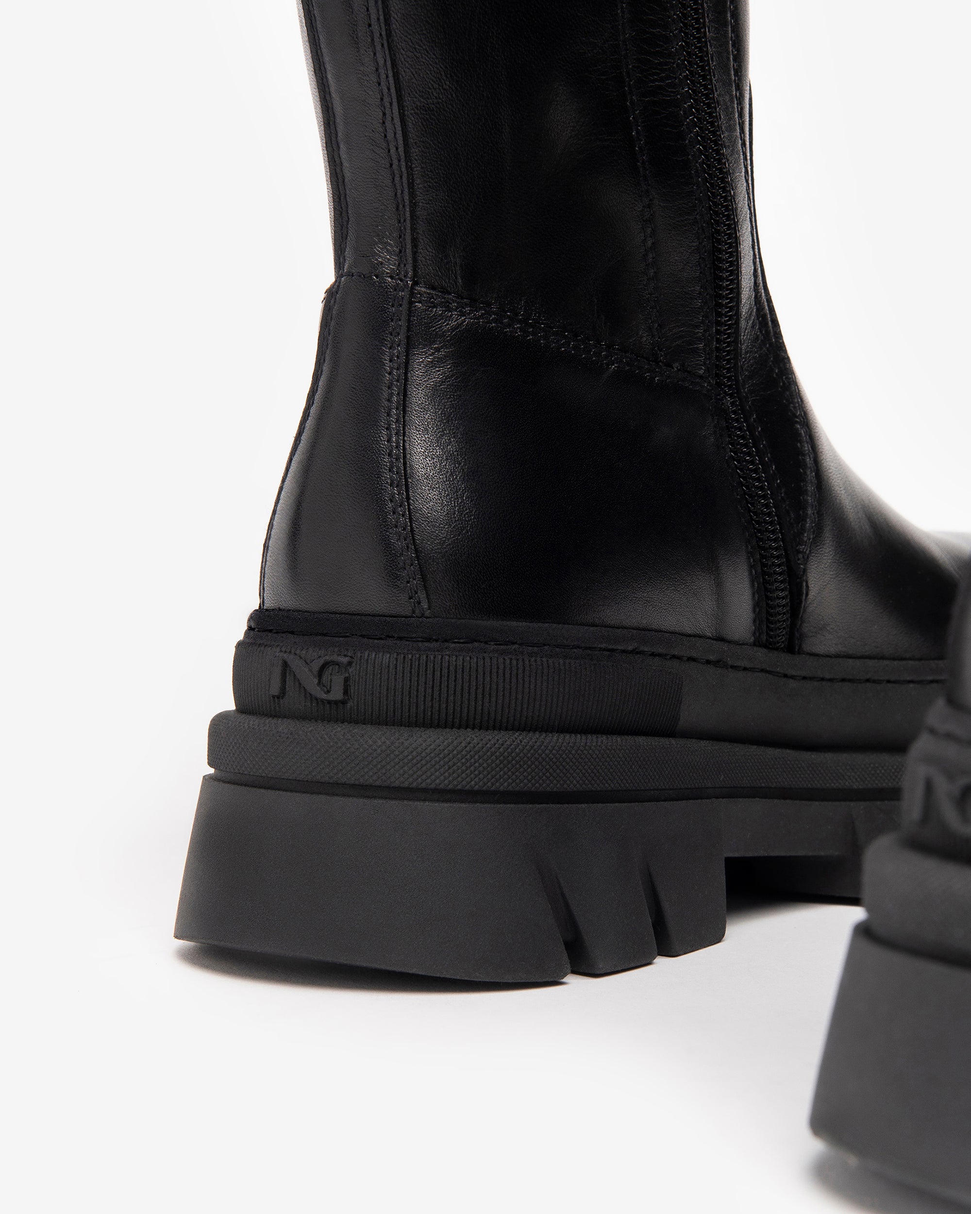 Nero Giardini Boots bottes femme cuir combat hiver