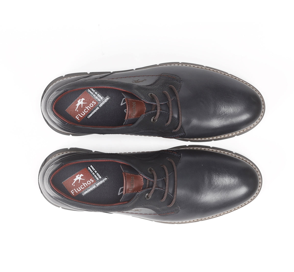 Fluchos Kiro F0979 chaussure ville bleue homme cuir