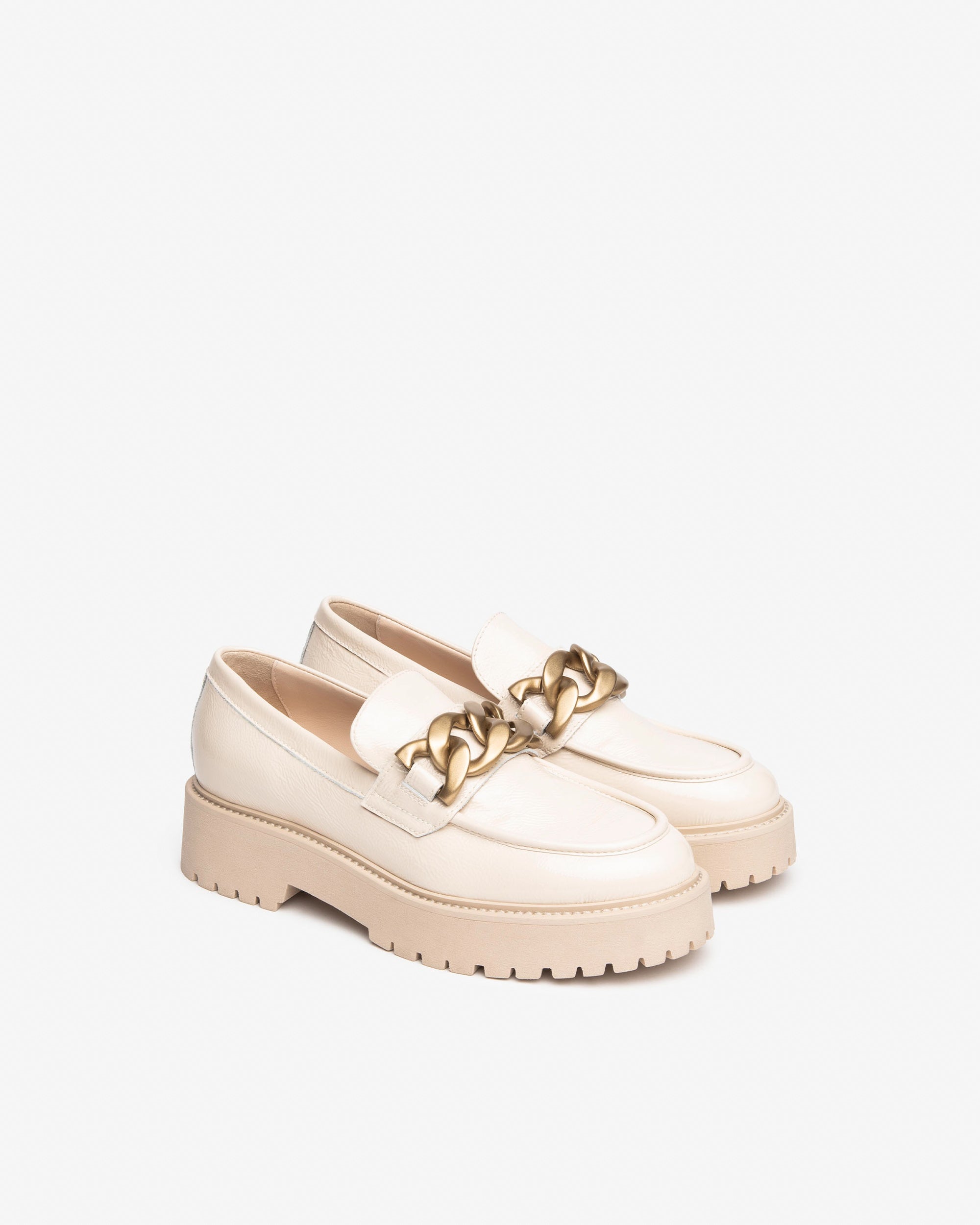 Nero Giardini Loafers mocassins cuir verni femme