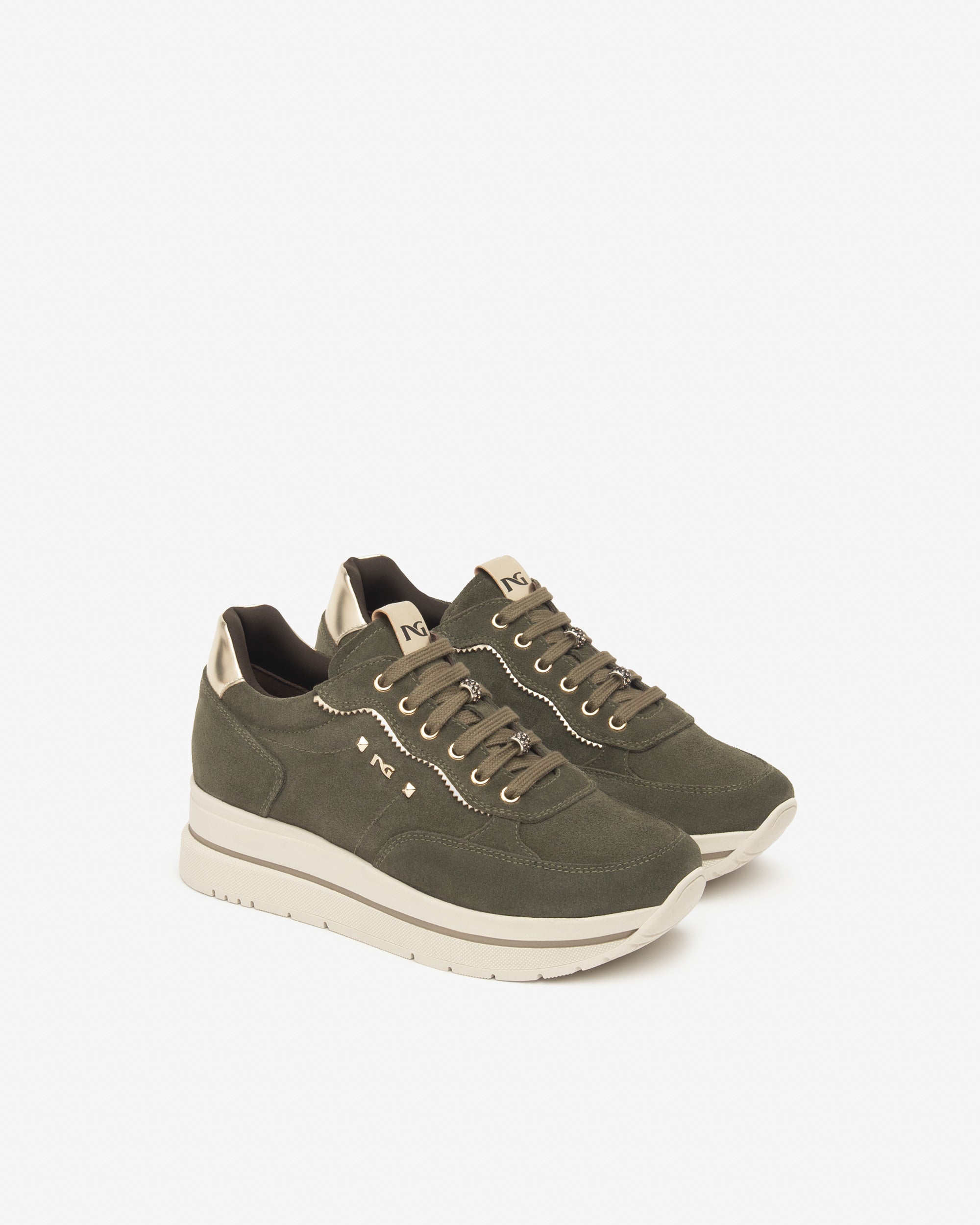 Nero Giardini Sneakers baskets femme daim tissu