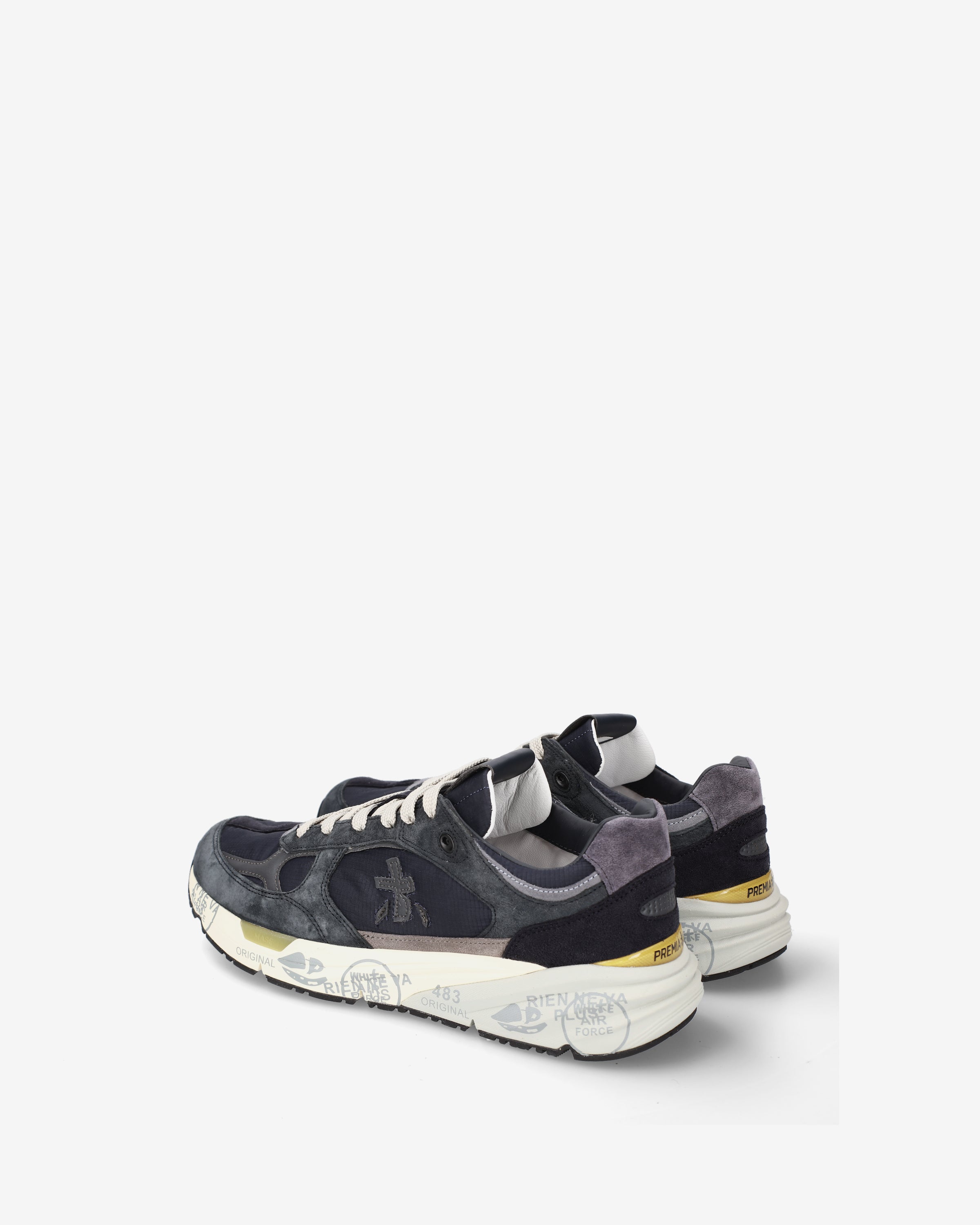 Premiata Mase 25 8428 sneakers daim bleu nuit