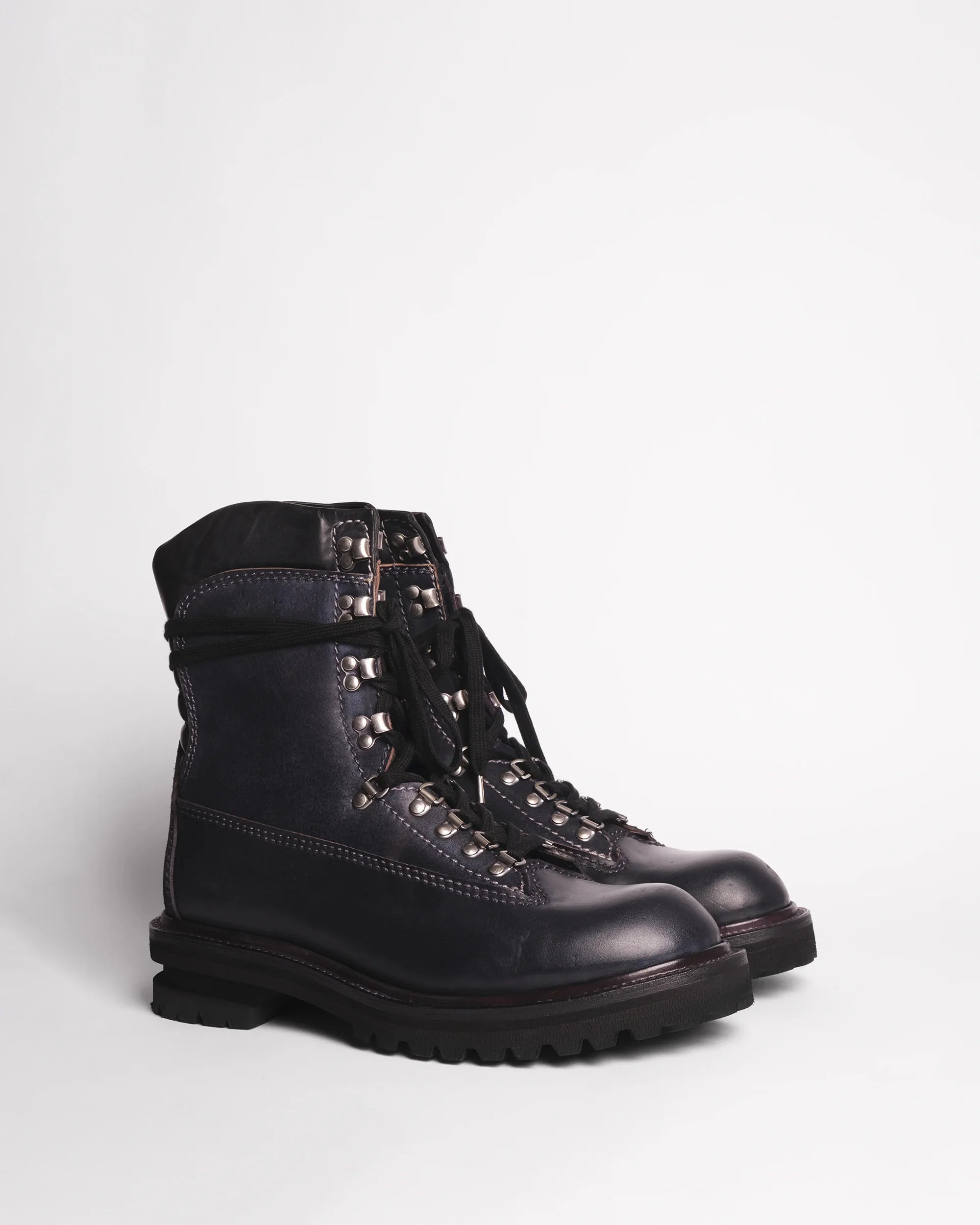 Premiata 004 boots homme cuir cordovan