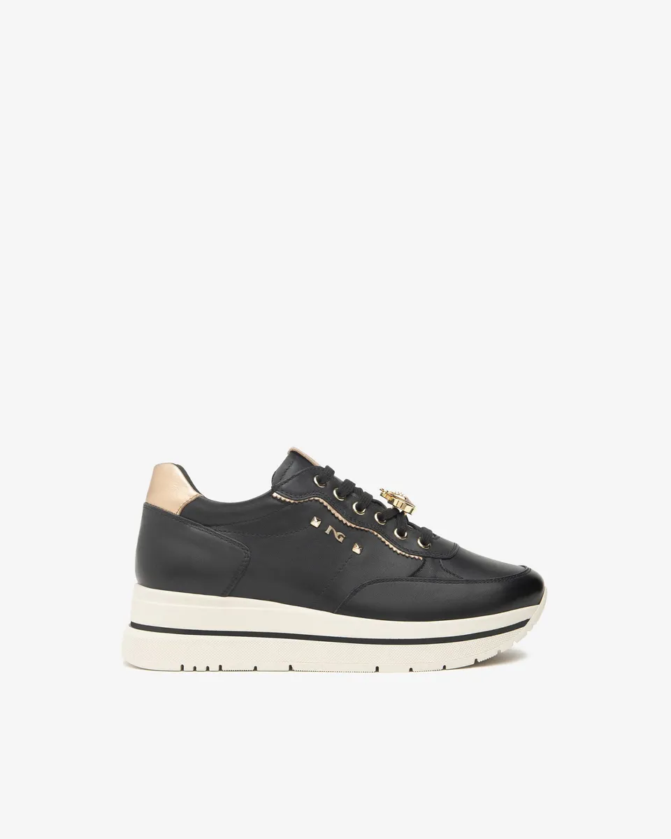 Nero Giardini Sneakers Baskets Cuir Femme Memory