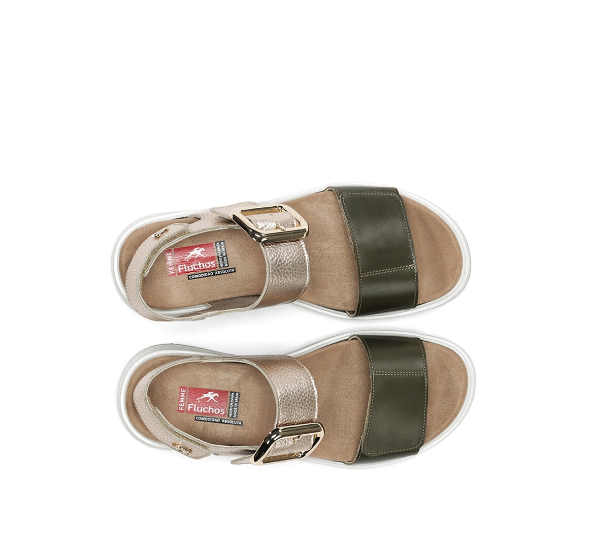 Fluchos Street F2166 sandales vert femme