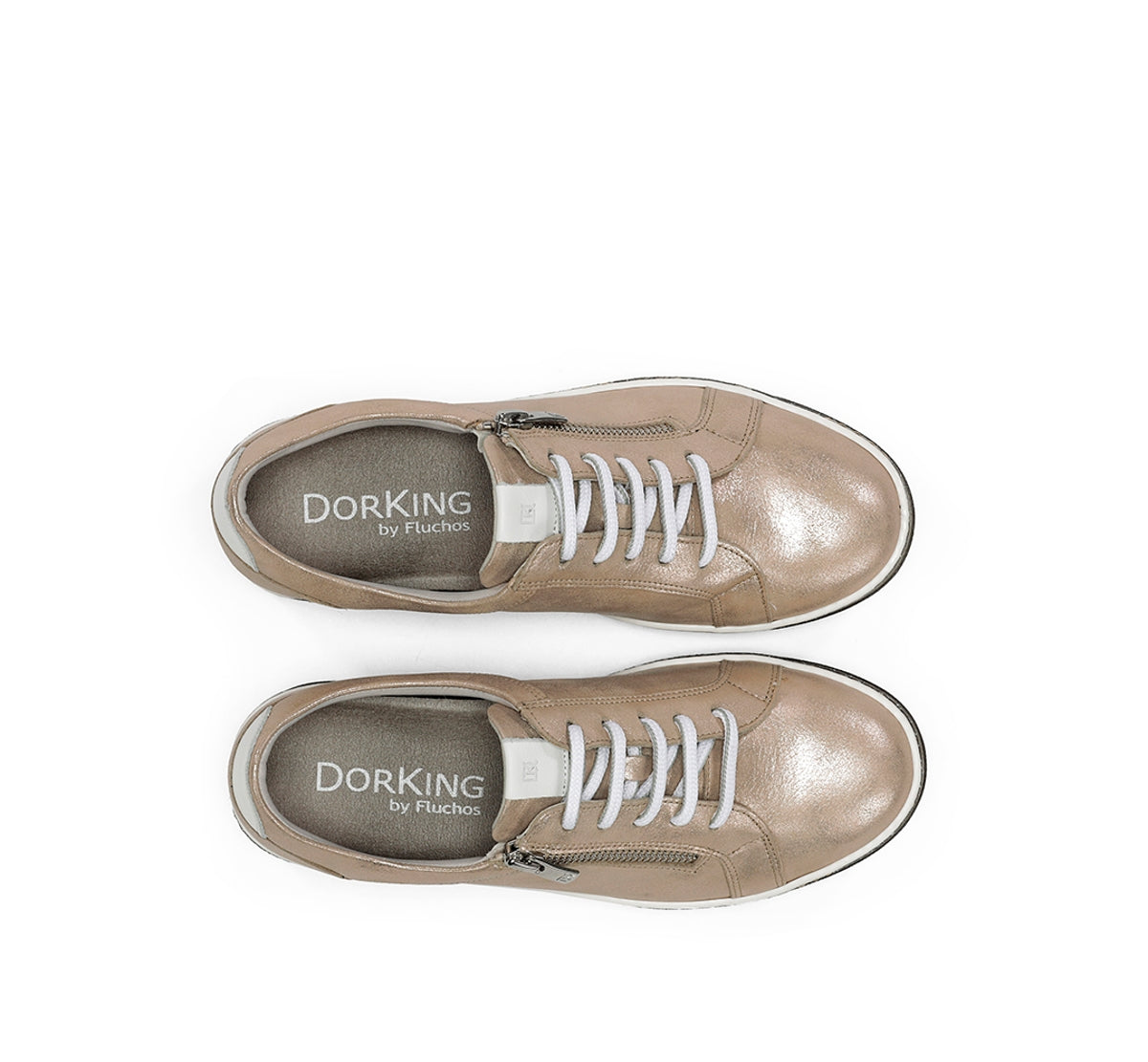 Fluchos Dorking Karen D8225 baskets doré confort
