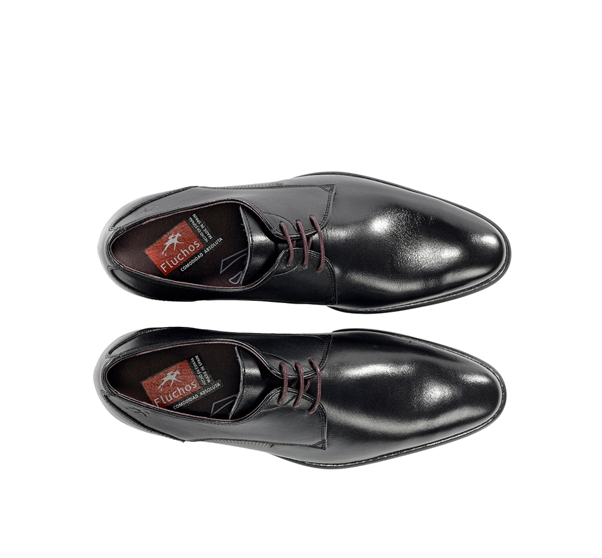 Fluchos Alex 9204 chaussures homme noir cuir
