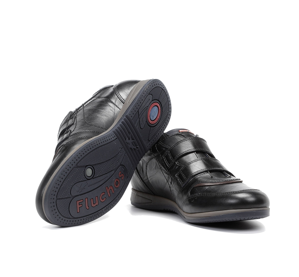 Fluchos Daniel 9262 chaussures homme noir cuir