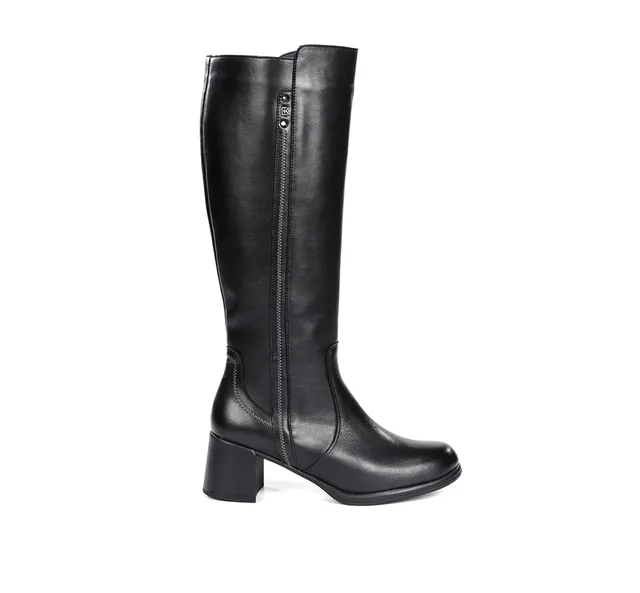 Dorking Frixe D9820 bottines noires cuir femme