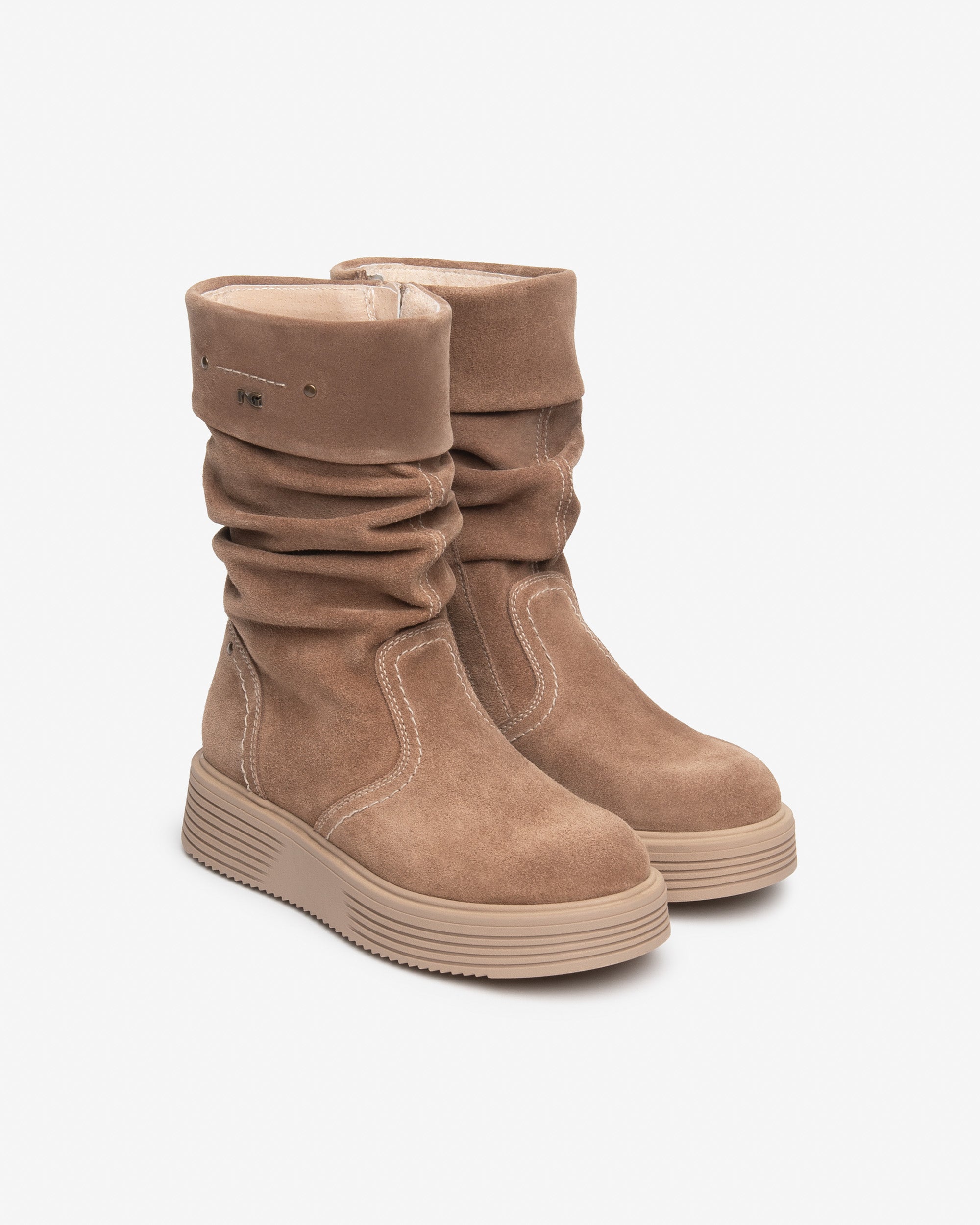 Nero Giardini Boots bottines daim fille zip