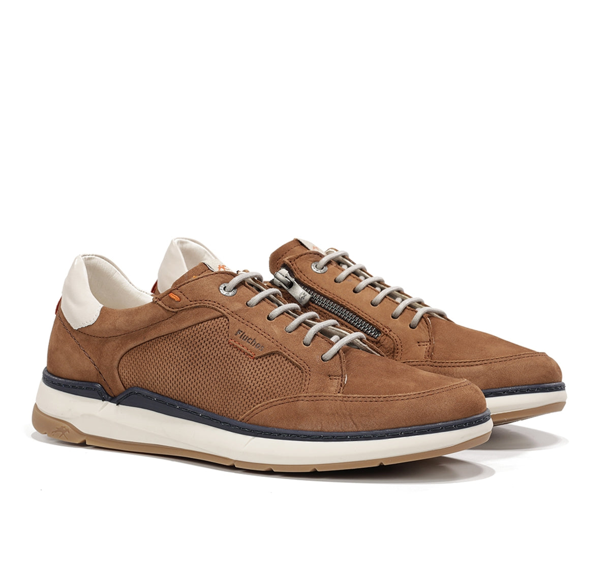 Fluchos Jeff F2211 basket homme marron à lacets