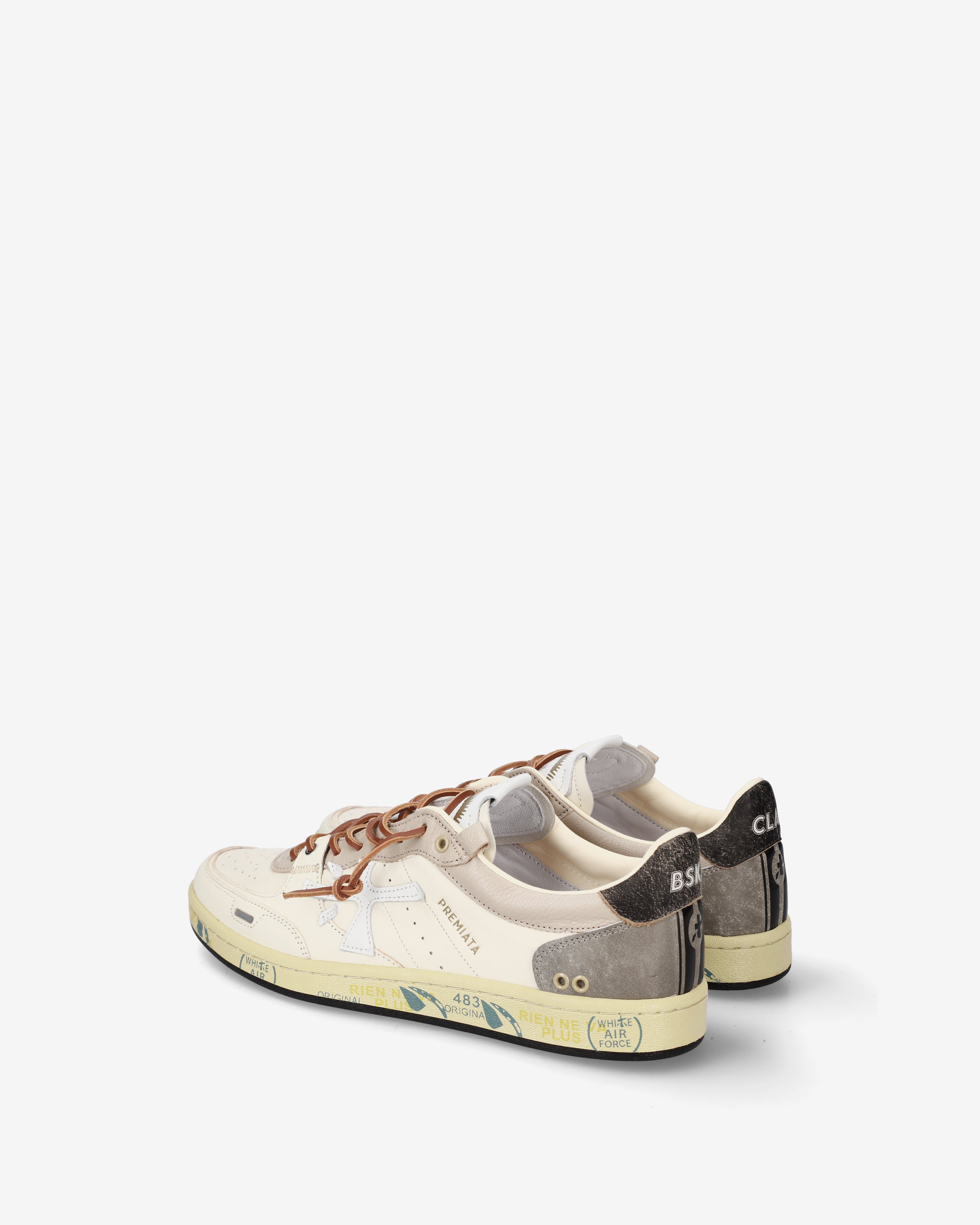 Premiata Bskt Clay 8163 baskets homme blanc