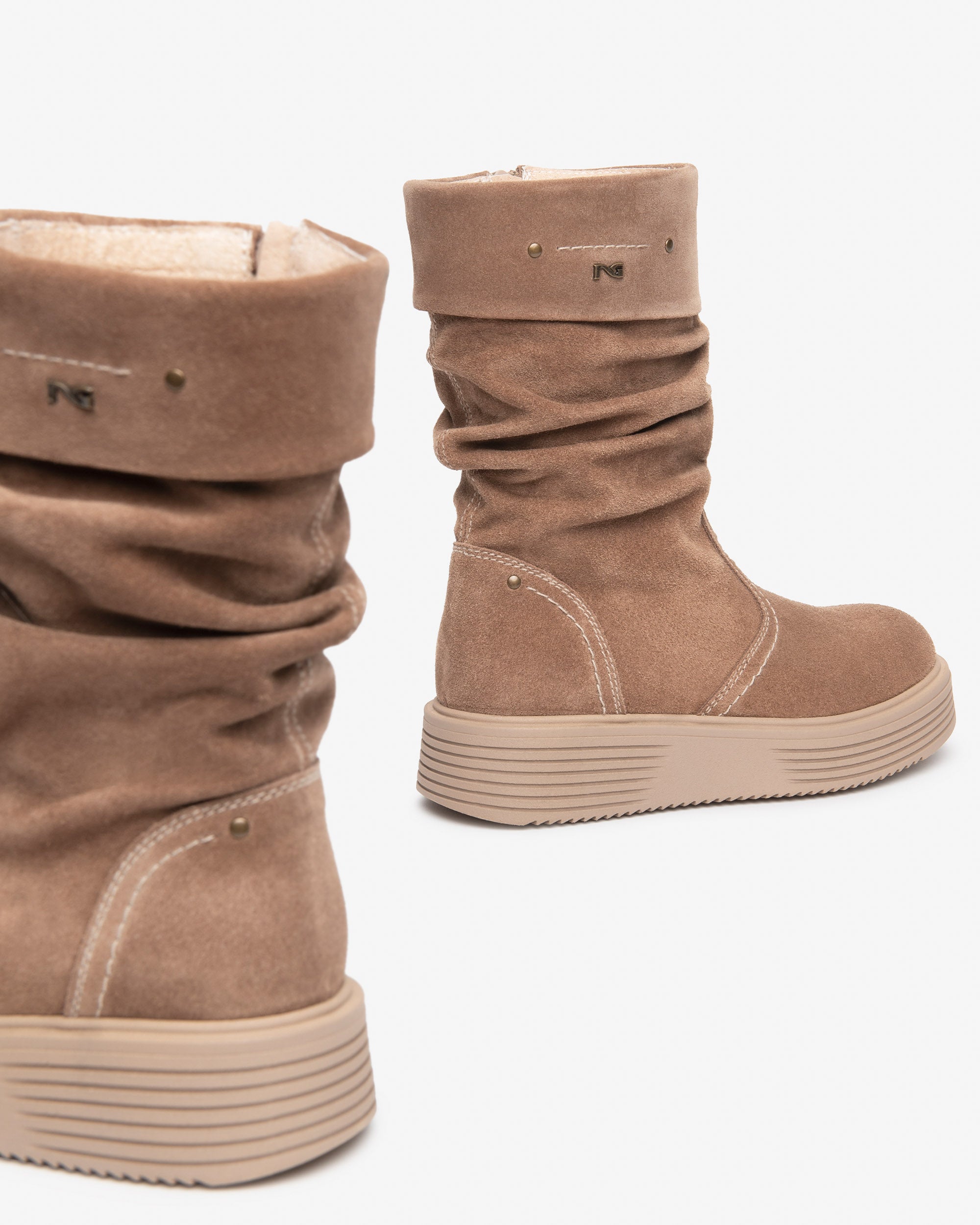 Nero Giardini Boots bottines daim fille zip