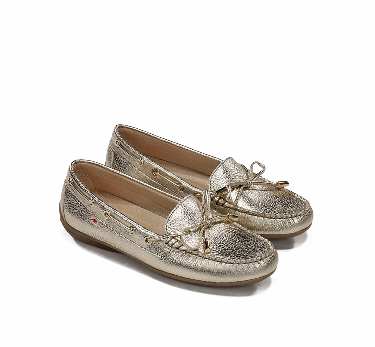 Fluchos Bruni F2158 mocassin femme doré cuir