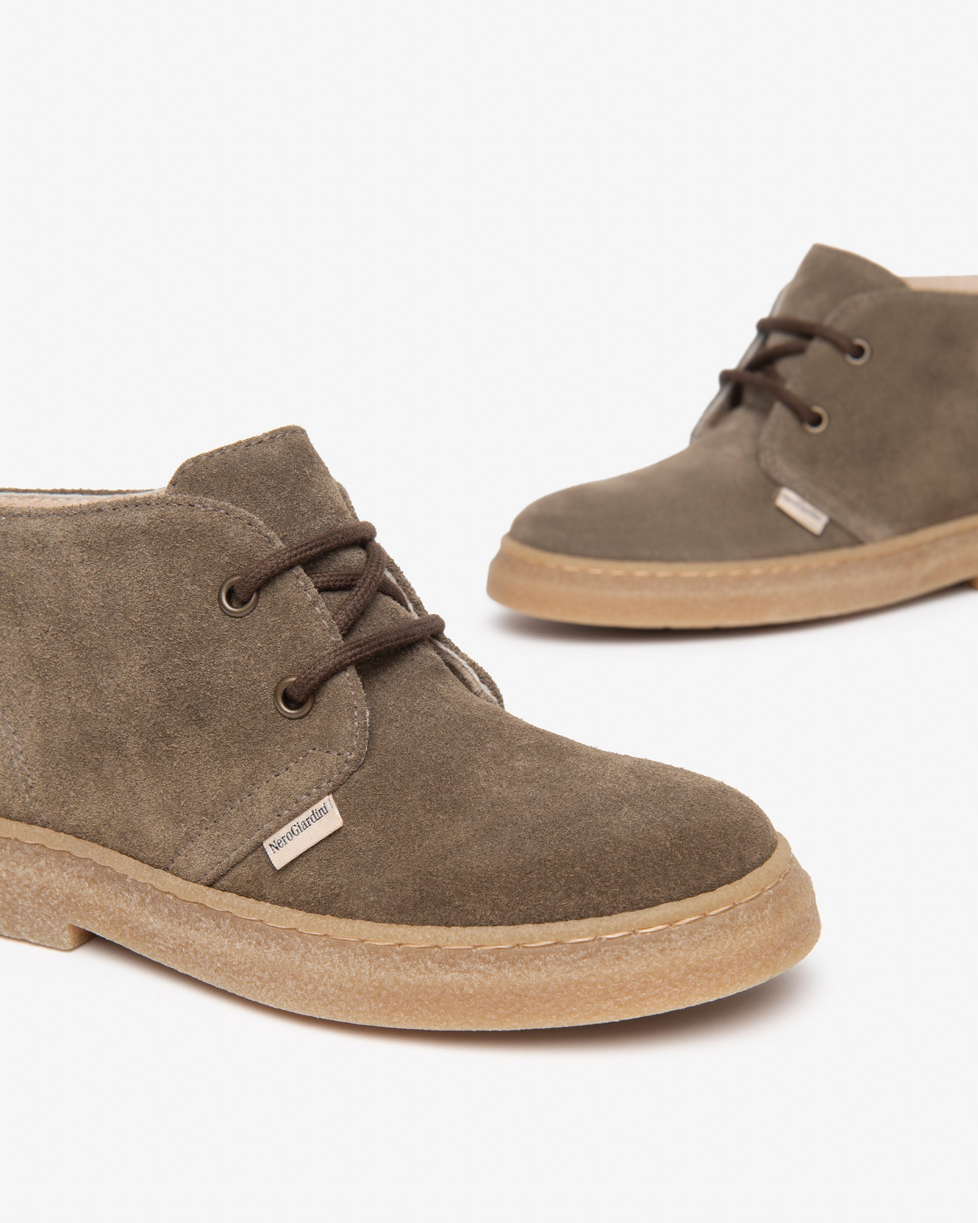 Nero Giardini Boots Bottines Daim Garçon Lacets