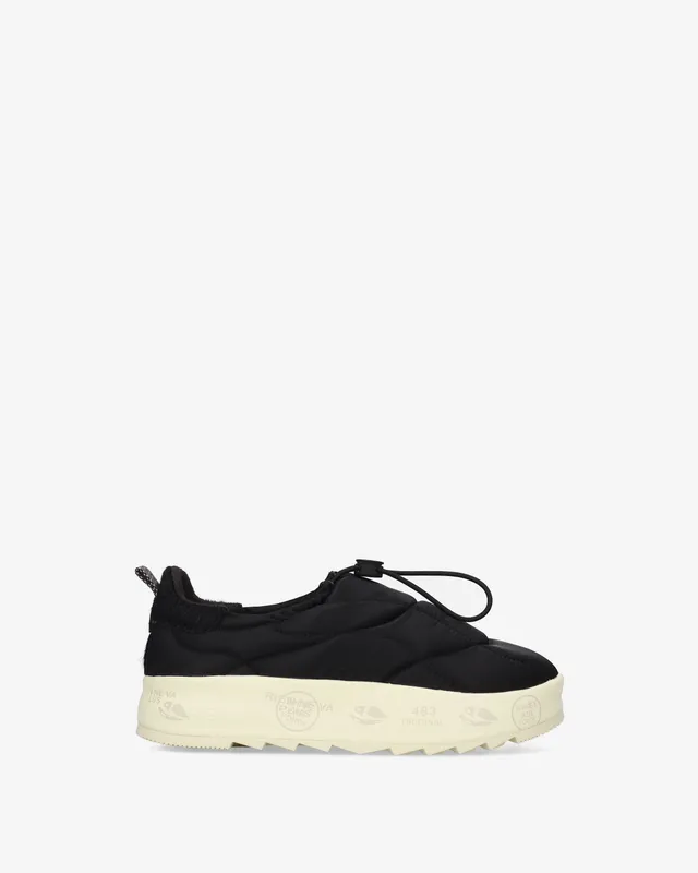 Premiata Puffyd 8689 baskets noir matelassé