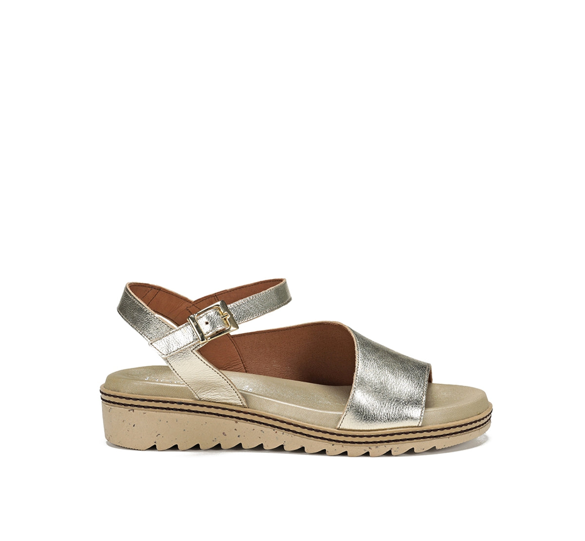 Dorking Espe D8771 sandale femme dorée cuir