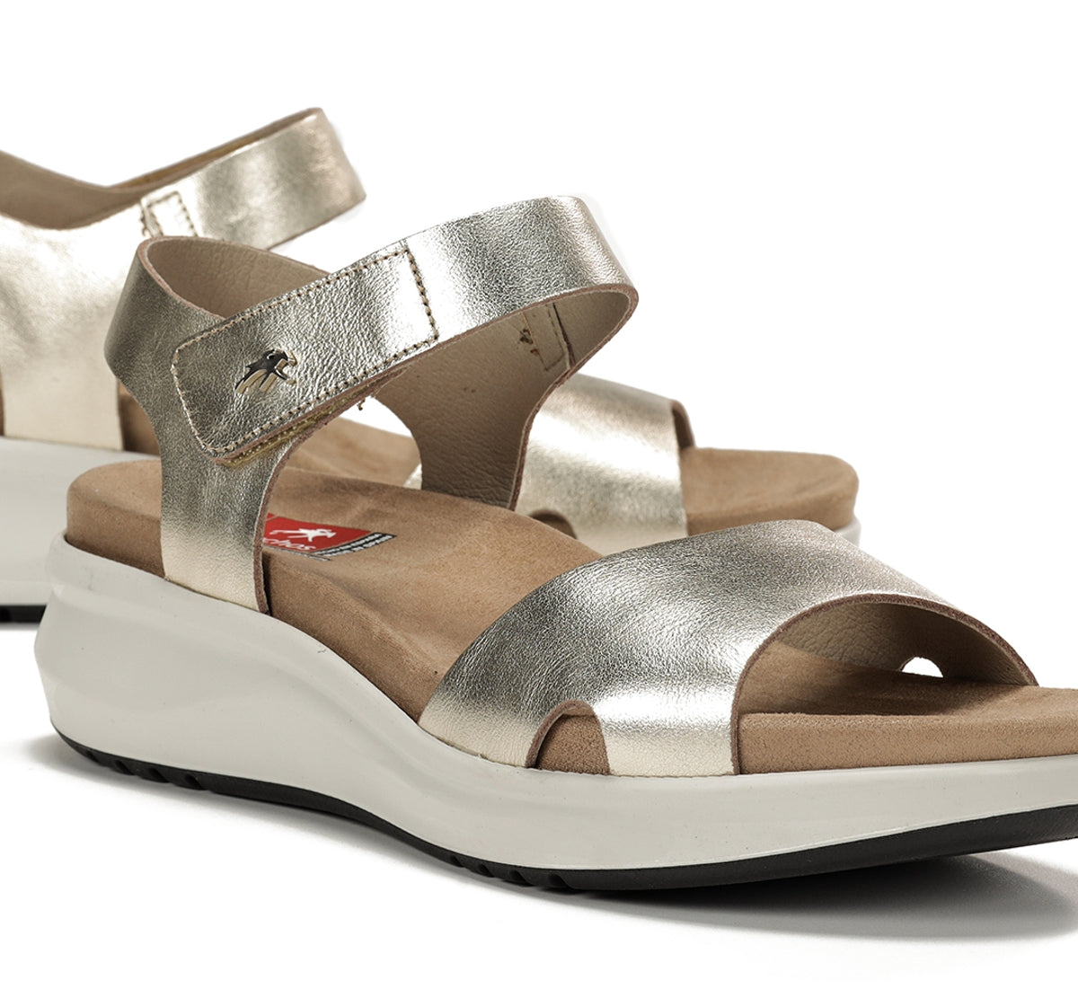 Fluchos Yagon F1475 sandale femme doree cuir