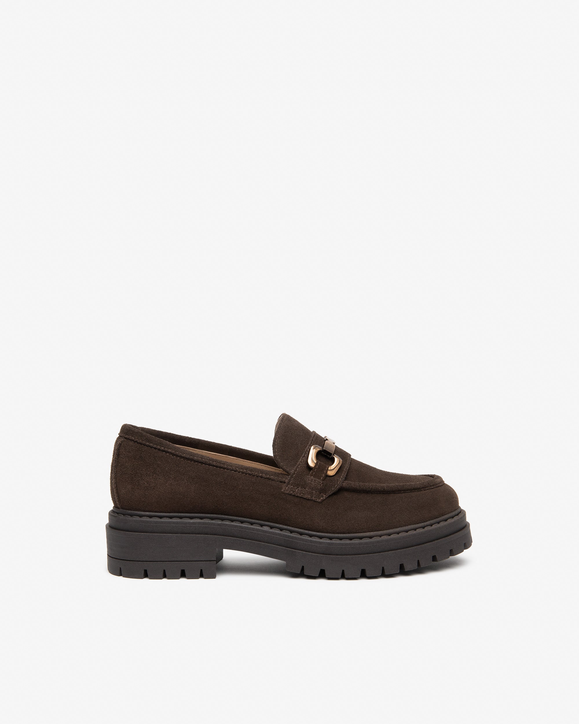Nero Giardini Loafers mocassins daim femme talon bloc