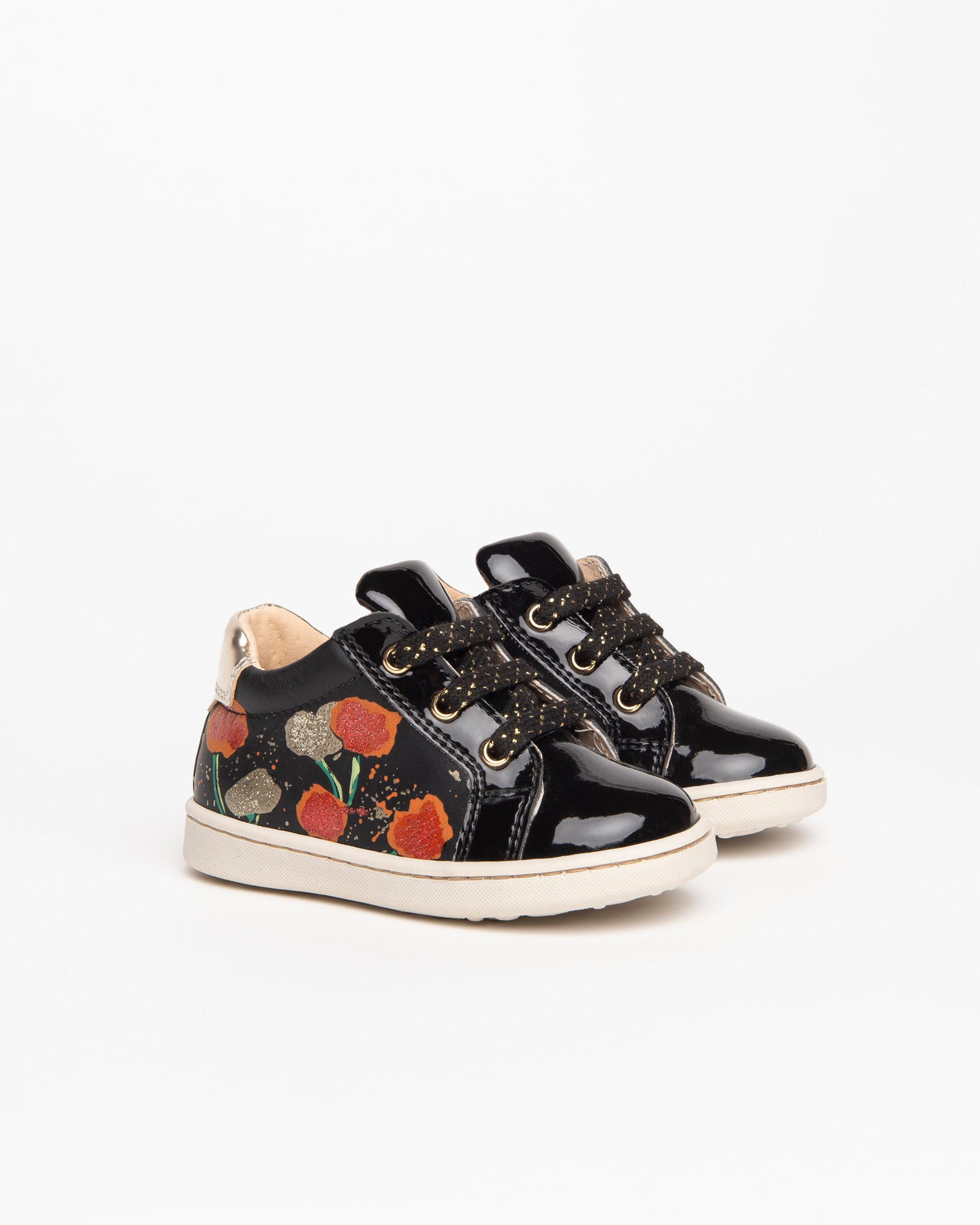Nero Giardini Sneakers baskets cuir bébé fille zip