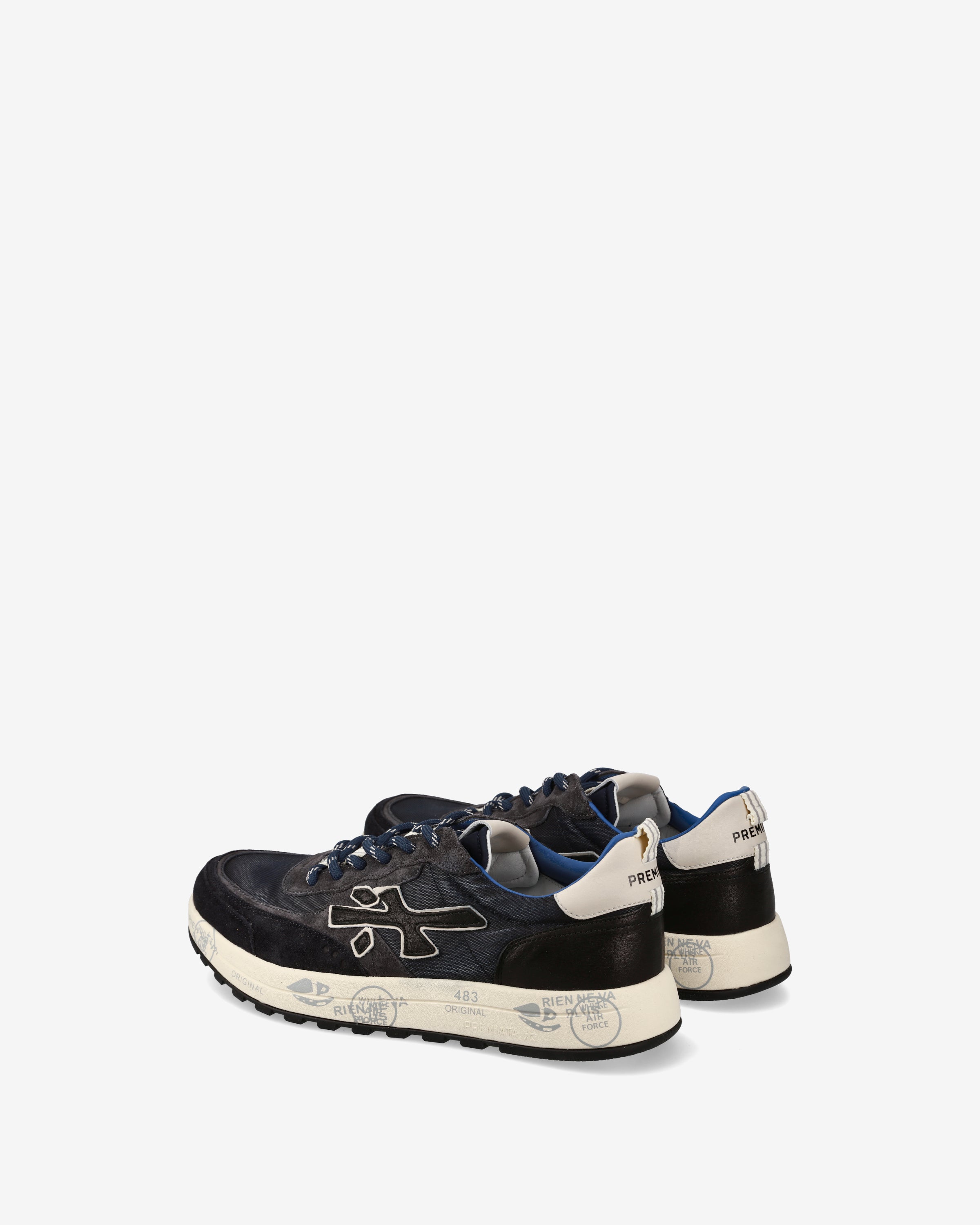 Premiata Nous 7726 sneakers homme bleu daim cuir
