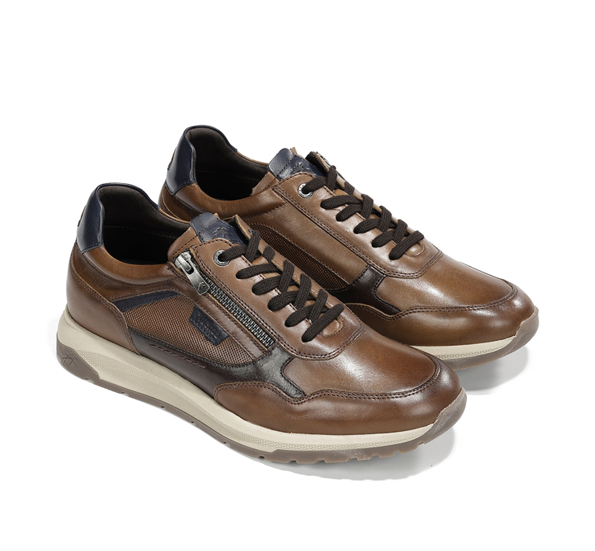 Fluchos Karter F2530 Sneakers Marron Homme Cuir