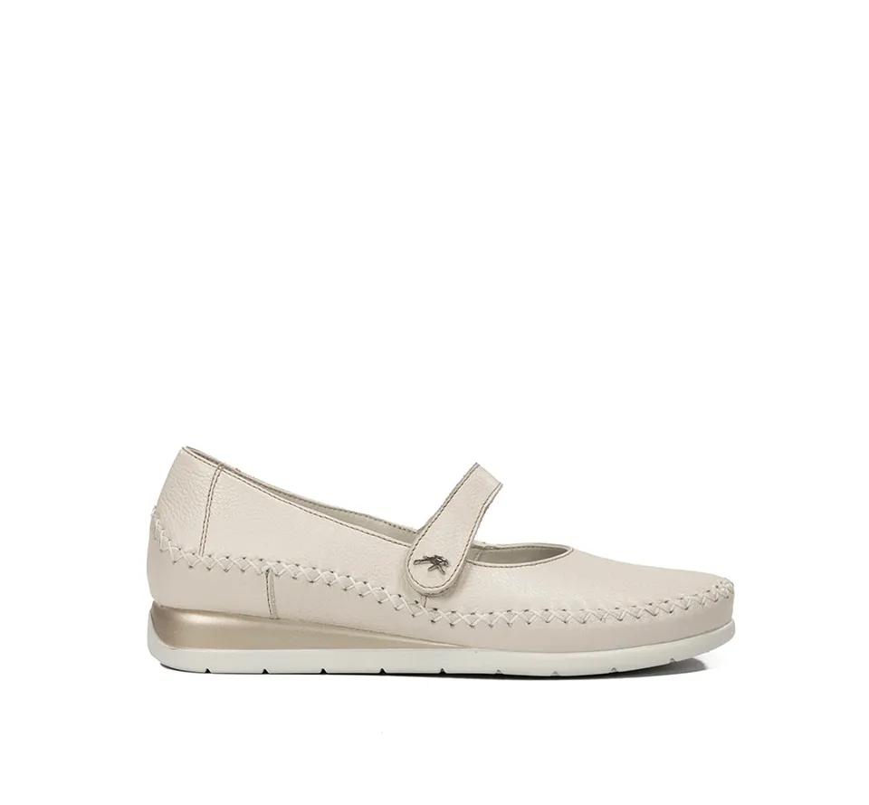 Fluchos Sella F2146 chaussures femme taupe compensée