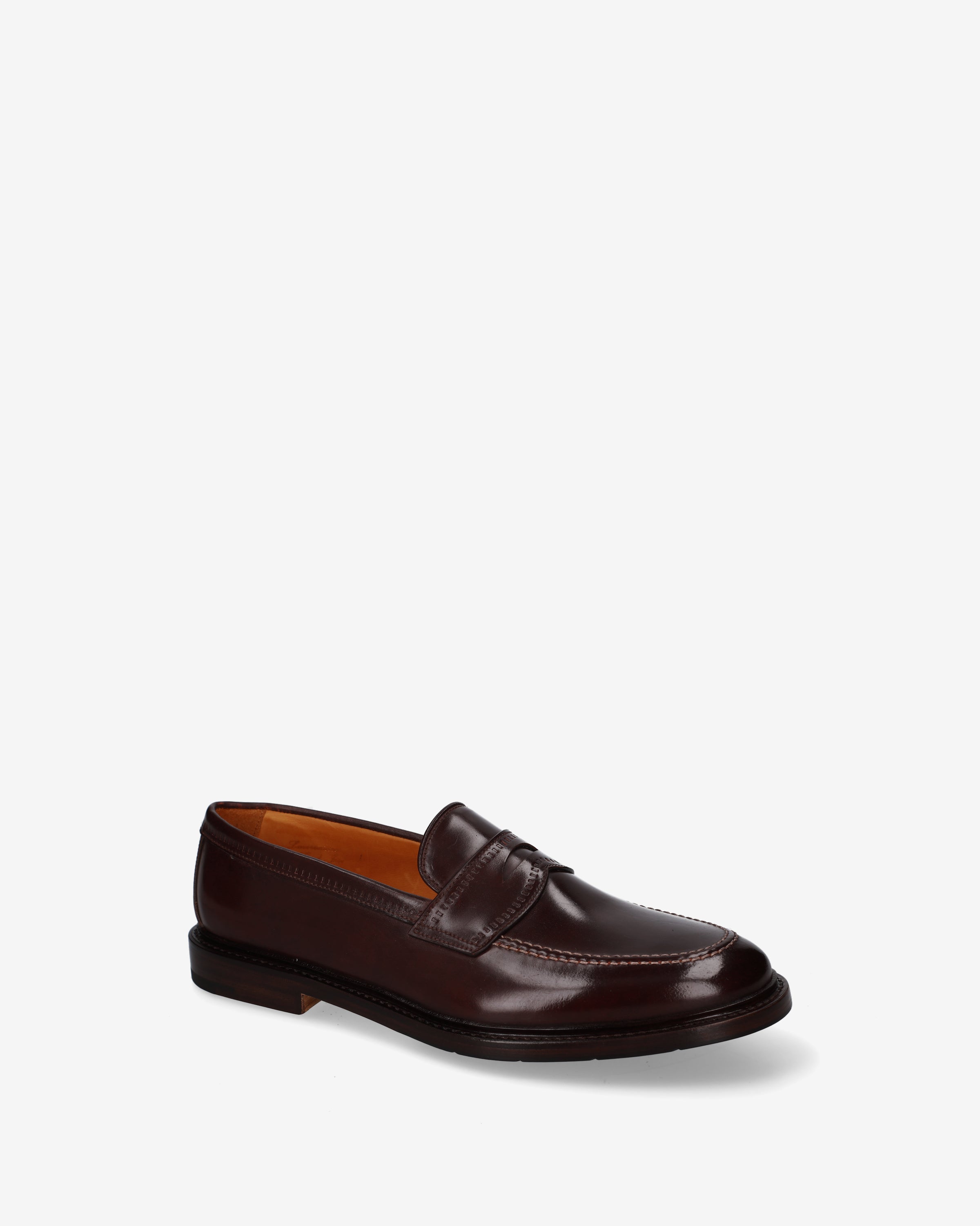 Premiata Mocassini loafers cuir bordeaux homme