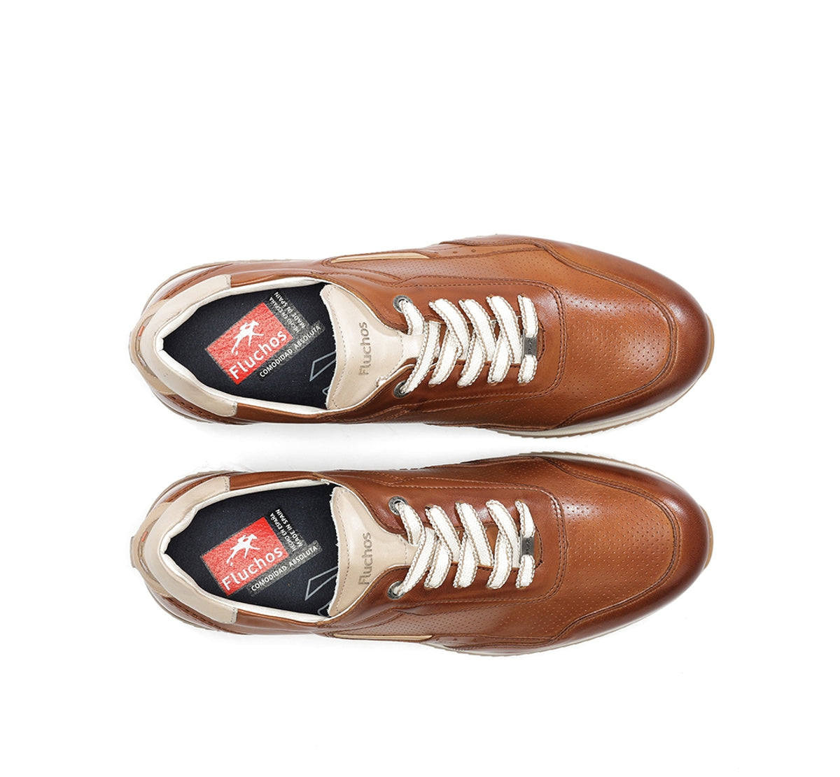 Fluchos Samir F2186 basket marron homme cuir