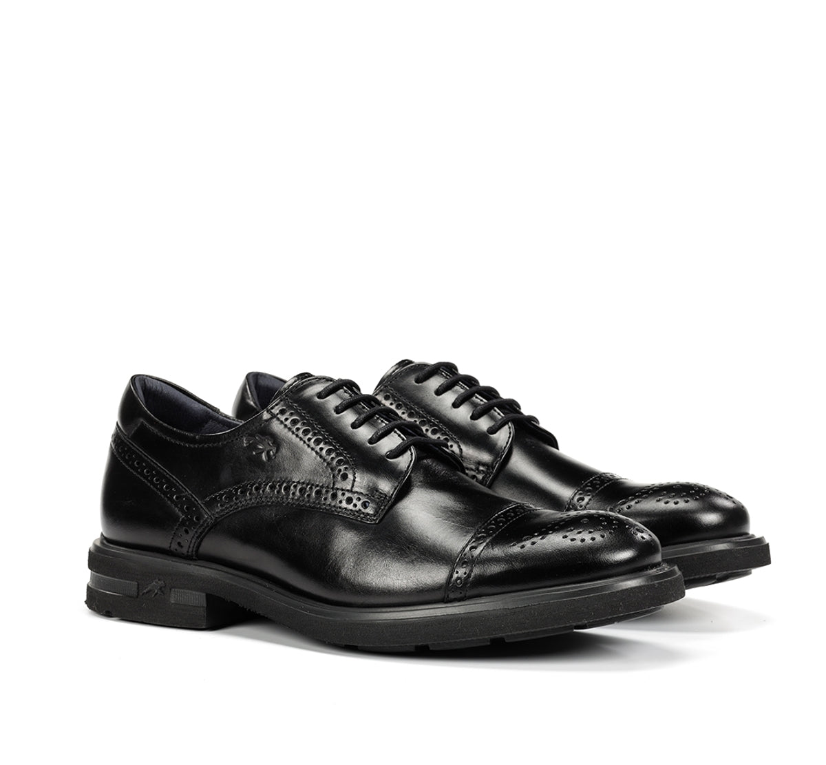 Fluchos Belgas F0629 derbies noir cuir homme