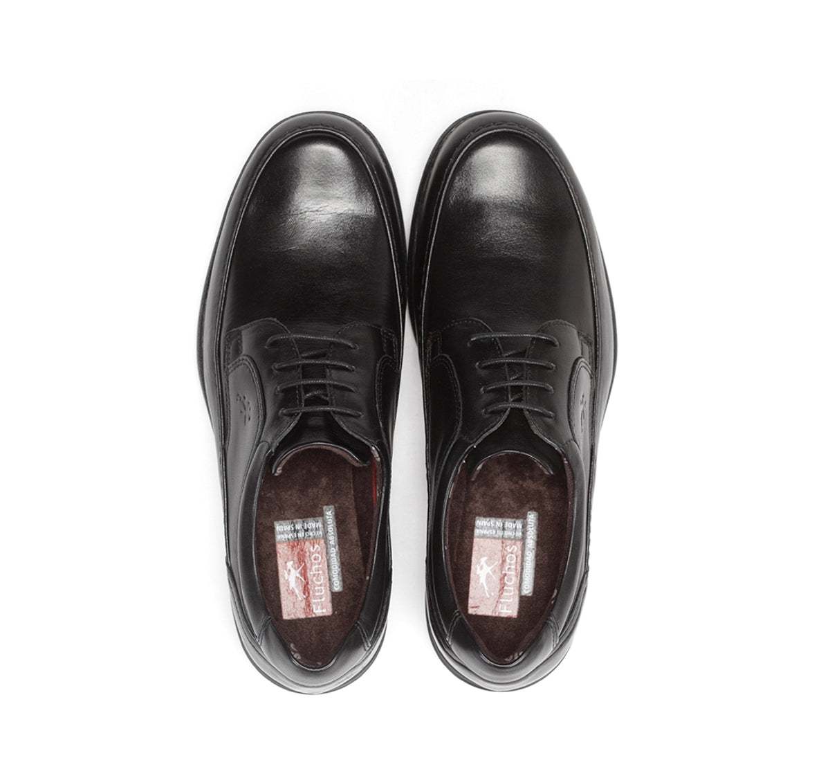 Fluchos Luca 8498 chaussure homme noir cuir