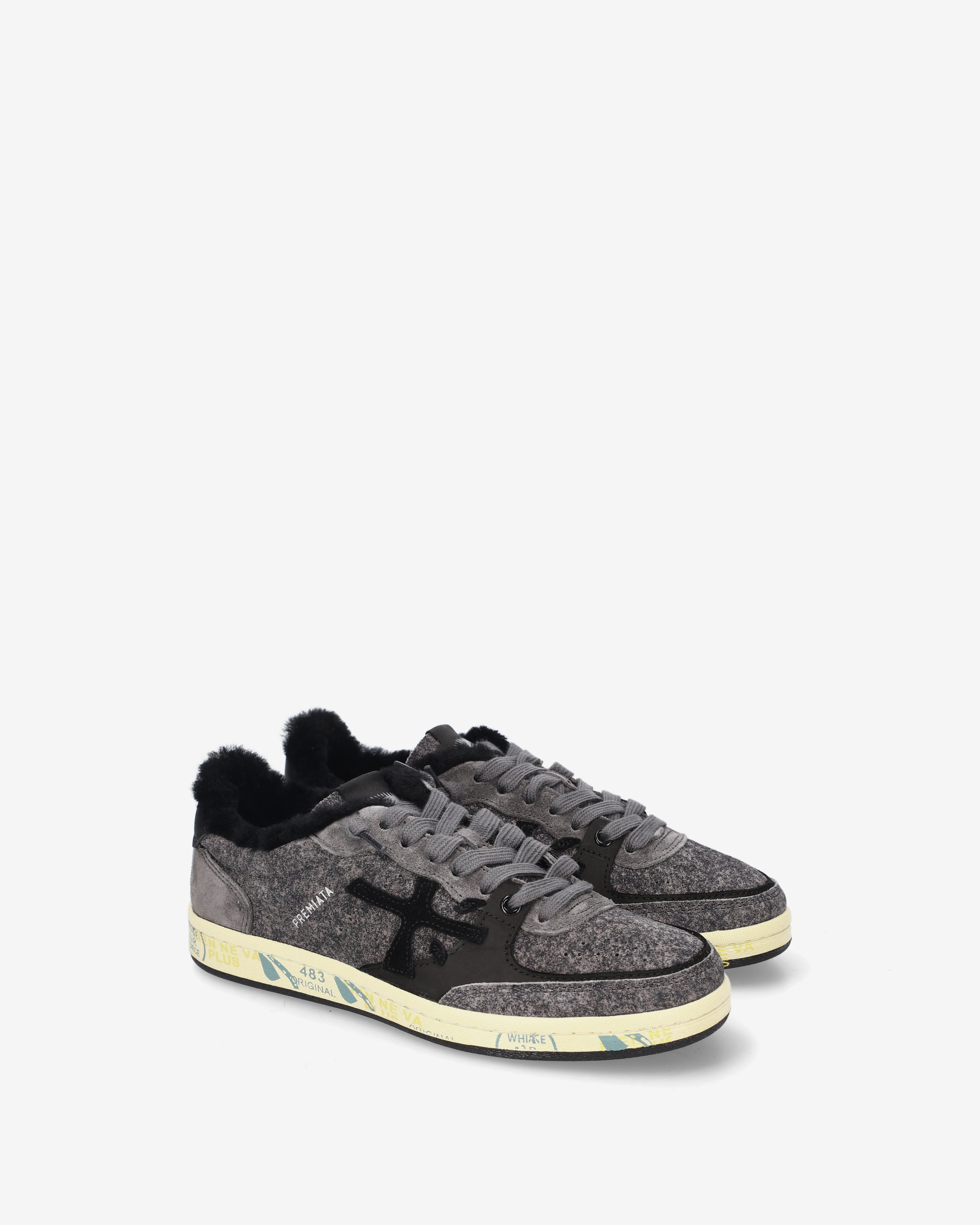 Premiata Bskt Clayd 8713M baskets femme gris