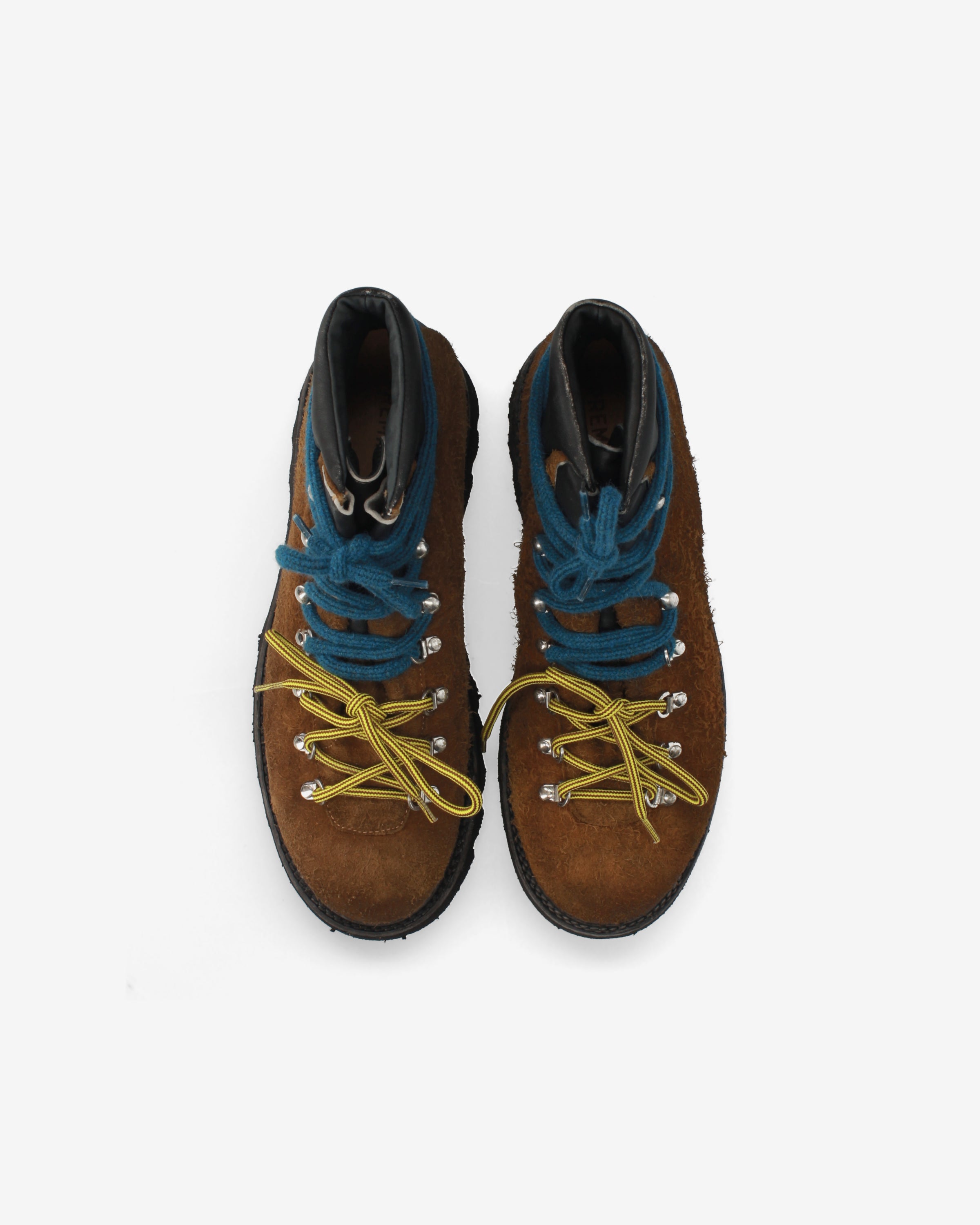 Premiata Boots homme daim marron cousu Goodyear