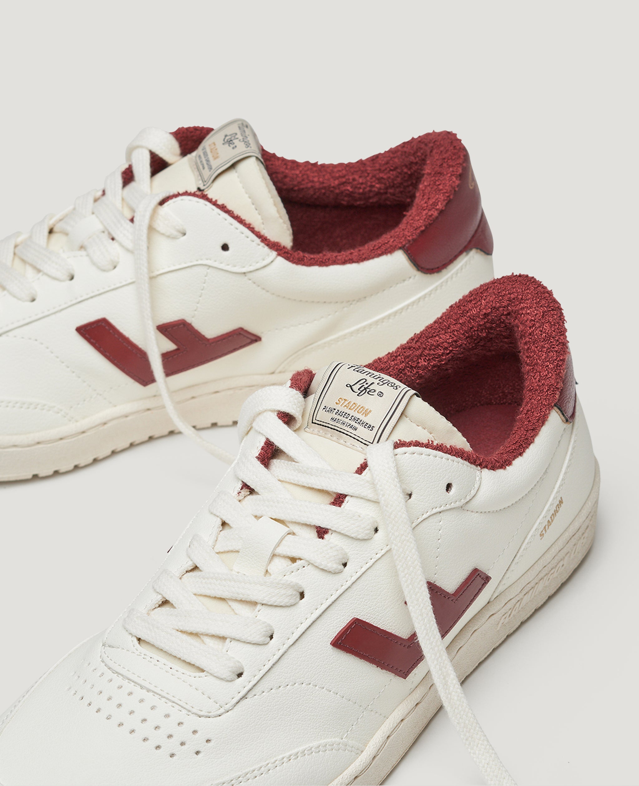 Flamingos Life Stadion sneakers berry cream bordeaux