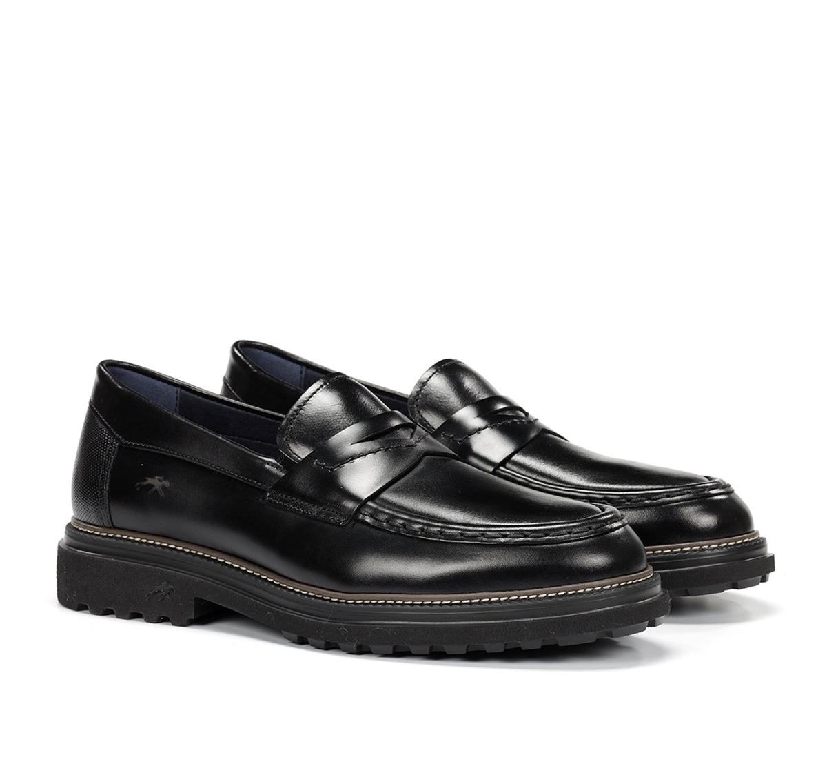 Fluchos Lincon F2058 mocassins homme noir cuir