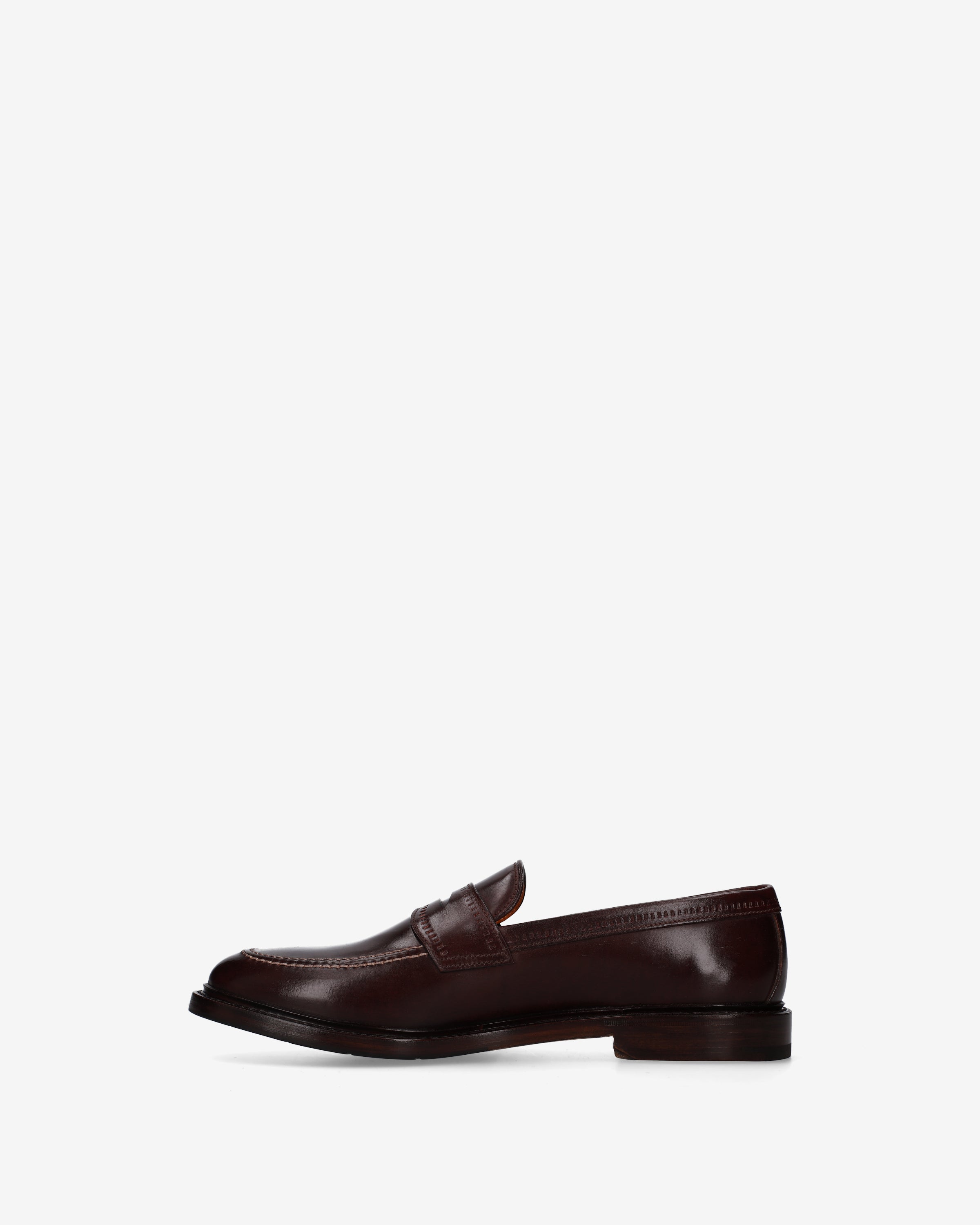 Premiata Mocassini loafers cuir bordeaux homme