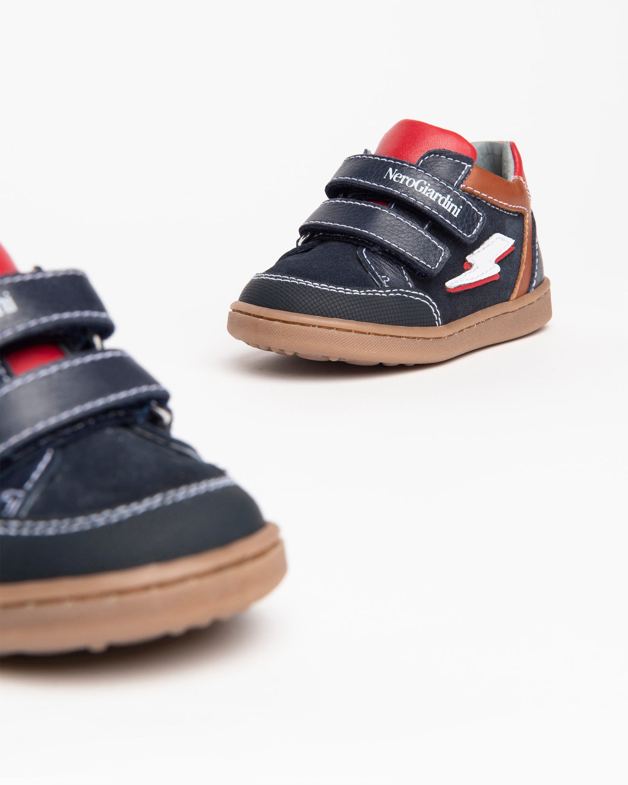 Nero Giardini Sneakers bébé garçon suède velcro