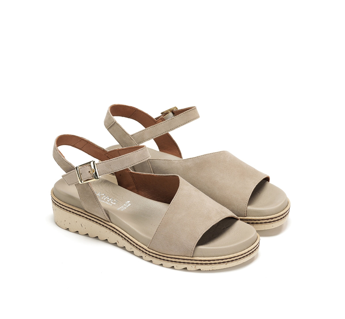 Dorking by Fluchos Espe D8771 Sandale Femme Taupe