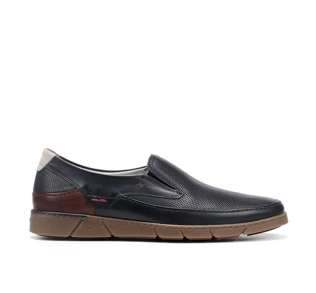 Fluchos Barry F1157 mocassins bleus homme confort