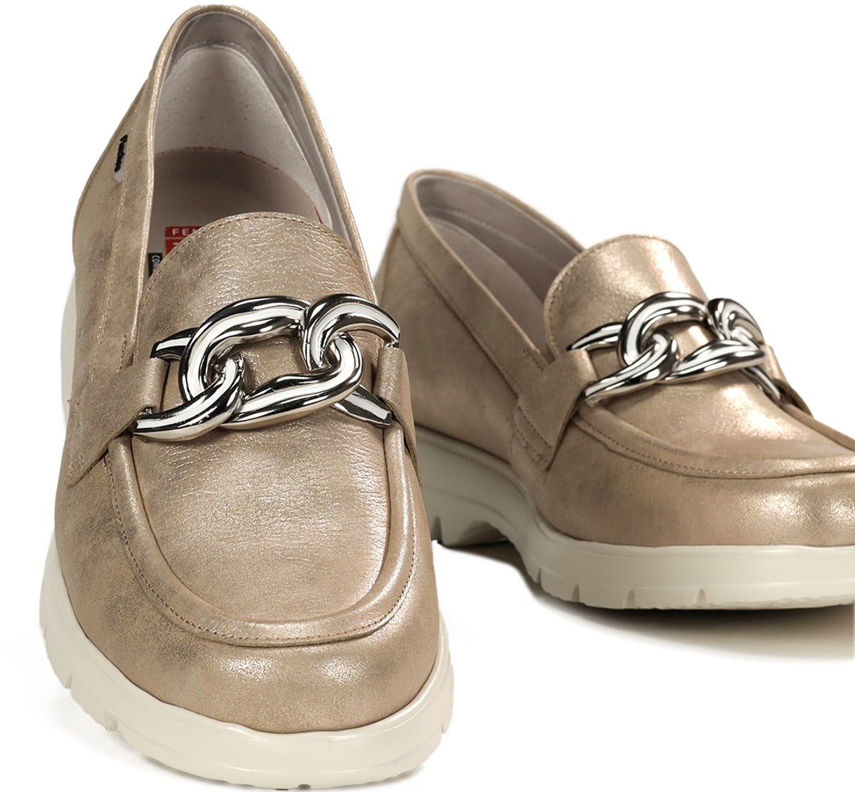 Fluchos Gladis F1937 mocassin doré femme