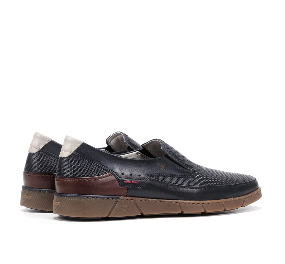 Fluchos Barry F1157 mocassins bleus homme confort