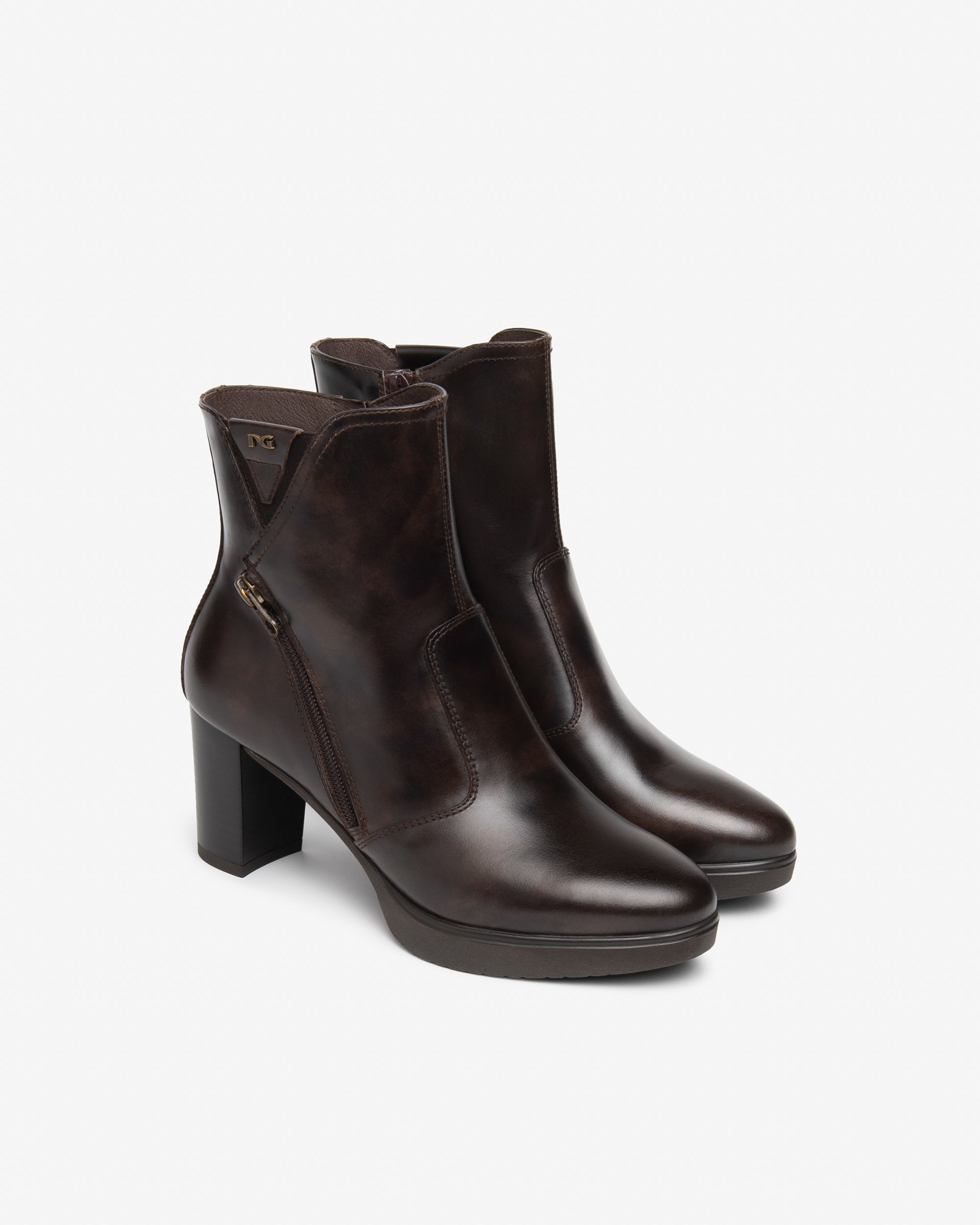 Nero Giardini Ankle Booties Bottines Femme Cuir Talon 70mm