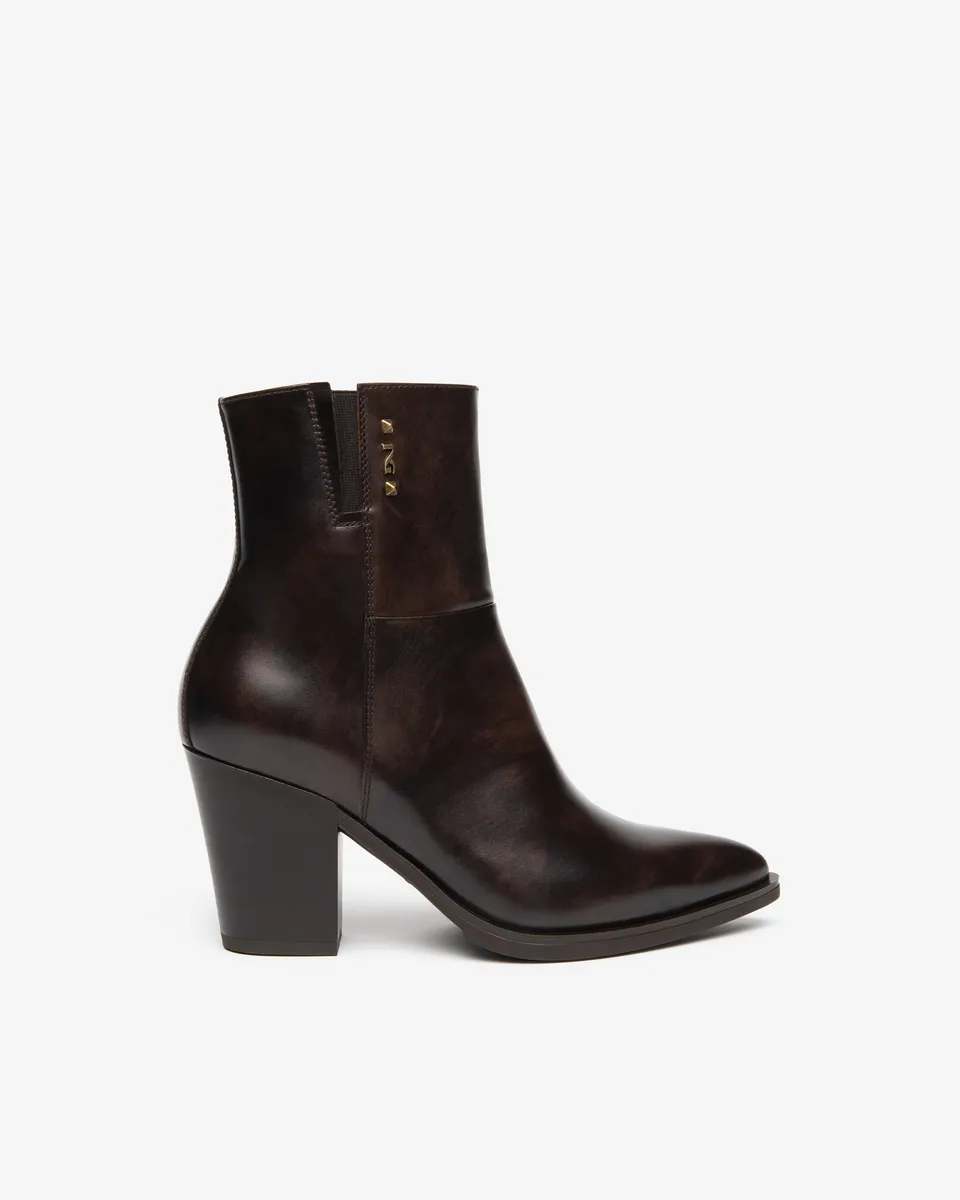 Nero Giardini Booties Bottines Cuir Femme Talon 80
